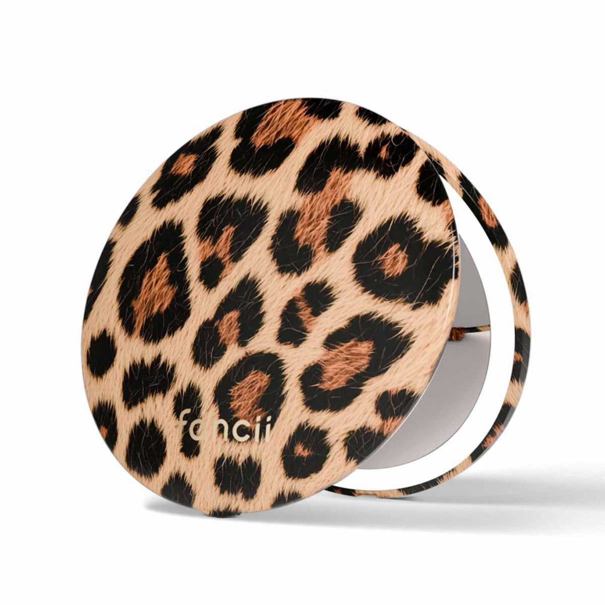 Fancii Mini Taylor Compact Magnifying Mirror with LED Light, 10x/1x, Rechargeable, 3 Light Settings, Dimmable-Small Ligh