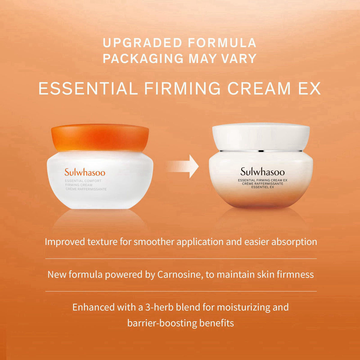Sulwhasoo Essential Firming Face Cream EX | Hydrating Korean Face Cream – Face Moisturizers on display