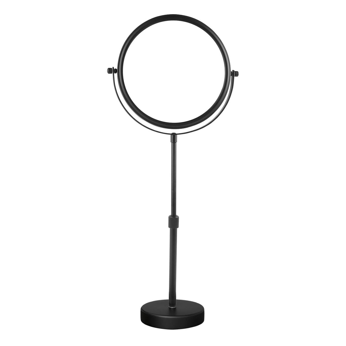 Nicesail Adjustable Makeup Magnified Mirror Matte Black 5X 15 L x 9" W – product photo (Makeup Mirrors)