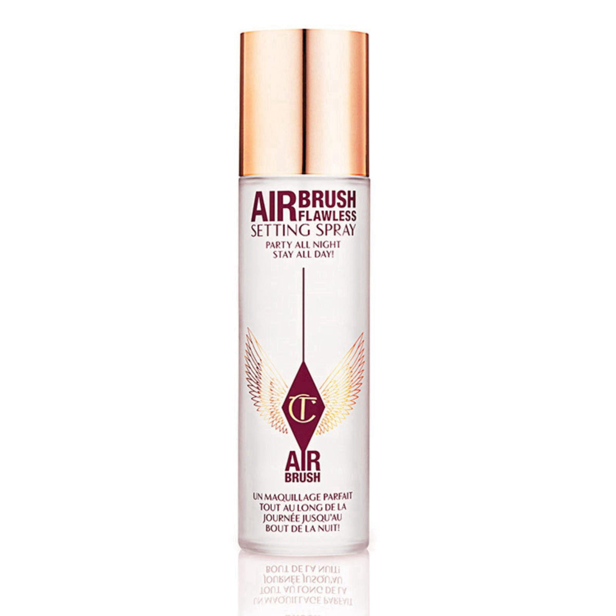 Charlotte Tilbury Airbrush Flawless Setting Spray - Ultra-Fine Hydrating Mist to Prime & Set Makeup Up to 16Hr – Soothes