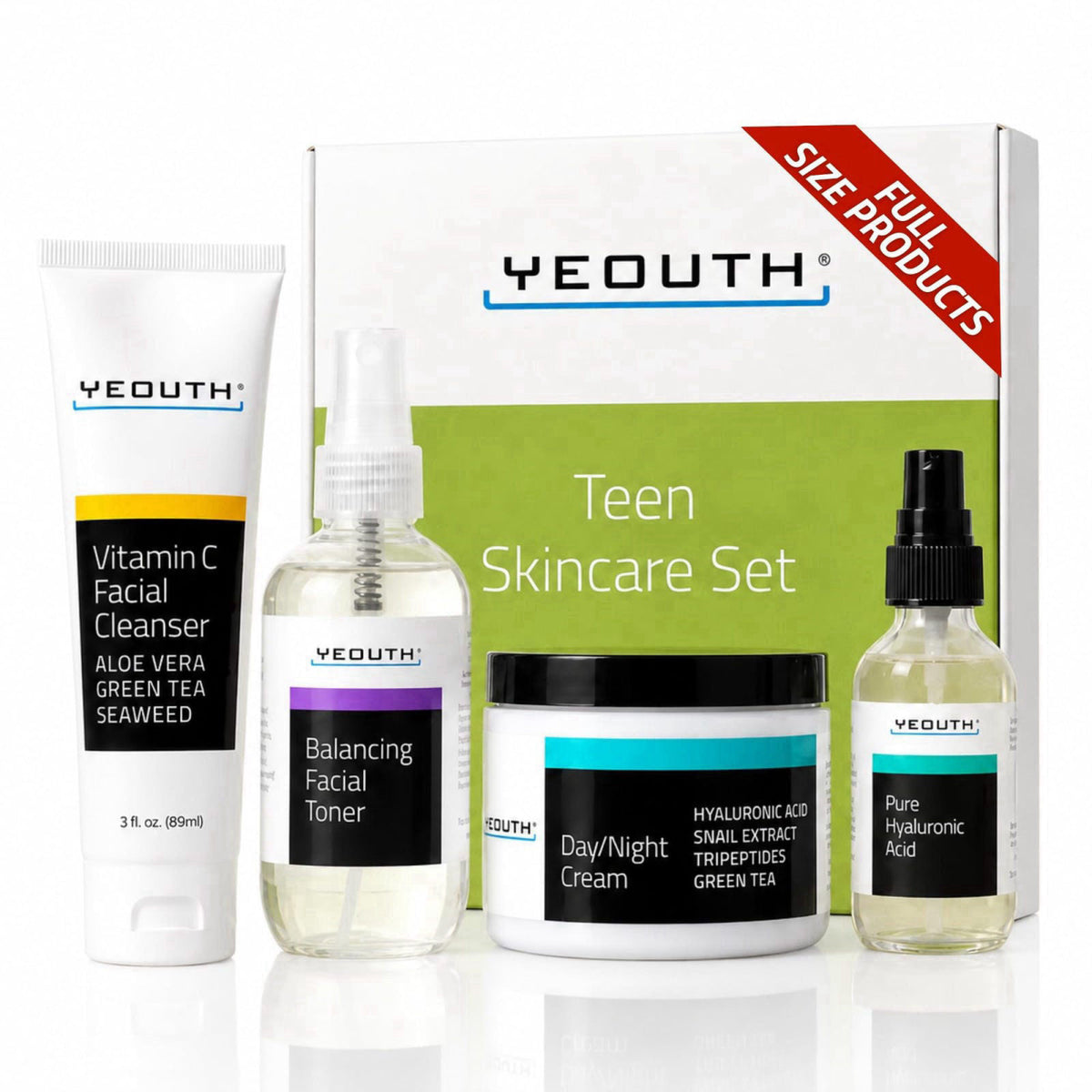 YEOUTH Skincare Set for Teens, 4 Piece Perfect Gift for Teen Girls and Boys – product photo (Facial Kits)