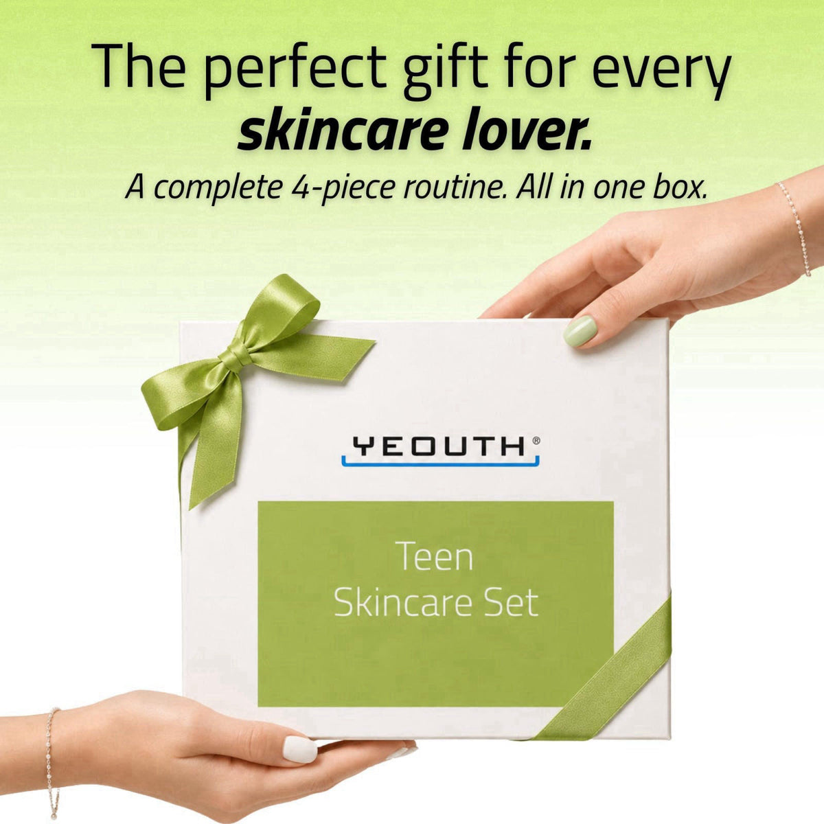 YEOUTH Skincare Set for Teens, 4 Piece Perfect Gift for Teen Girls and Boys – close-up detail