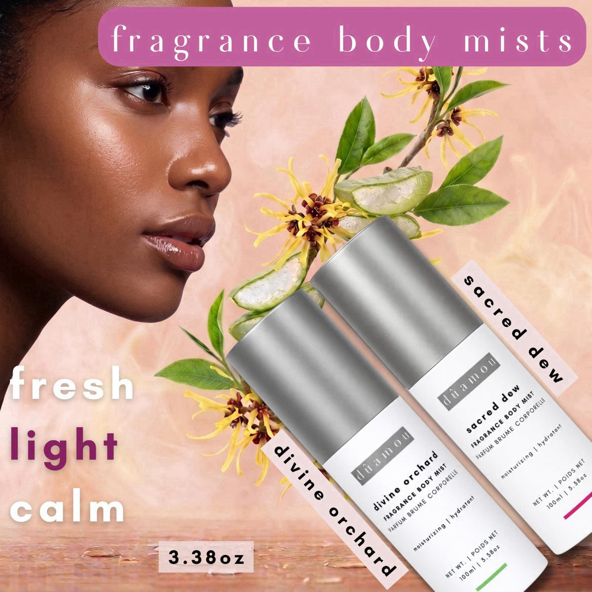 d&ucirc;amou Luxury Spa Gift Set For Women - Dûamou IV01 Rejuvenating Pampering Self-care Skincare Set | Premium Gift Bo