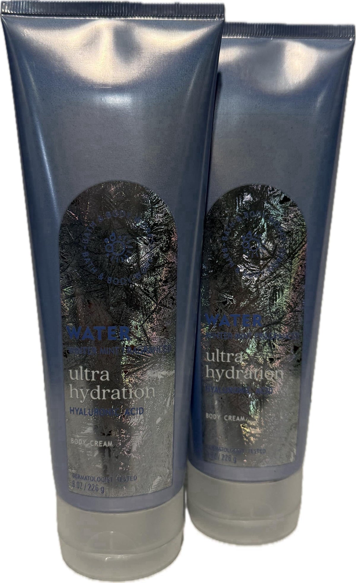 Bath & Body Works Water Winter Mint Body Cream 8 Ounces Pack of 2 – close-up detail