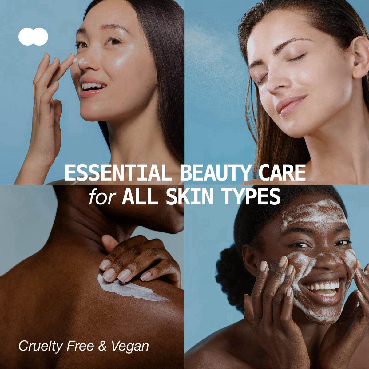 Ruby Kisses Complete Hydration Skincare Set, Face & Body Essentials, Includes Daily Foaming Cleanser, Balancing Mist Ton