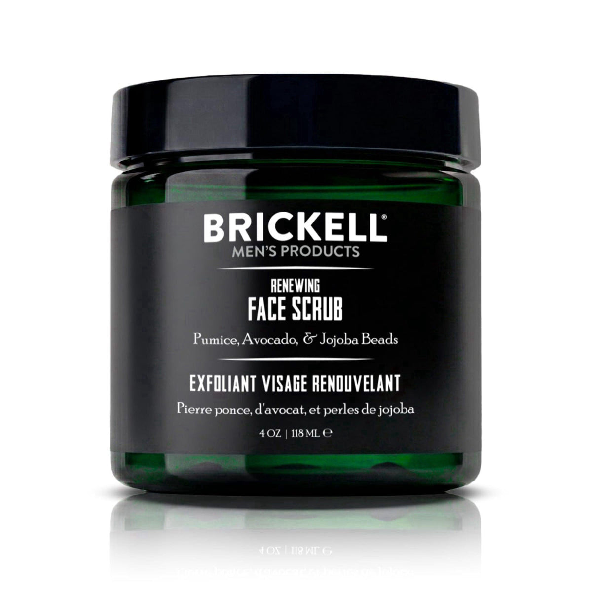 Brickell Men's Products Brickell Men's Renewing Face Scrub for Men, Deep Exfoliating Facial Scrub Formulated with Pumice
