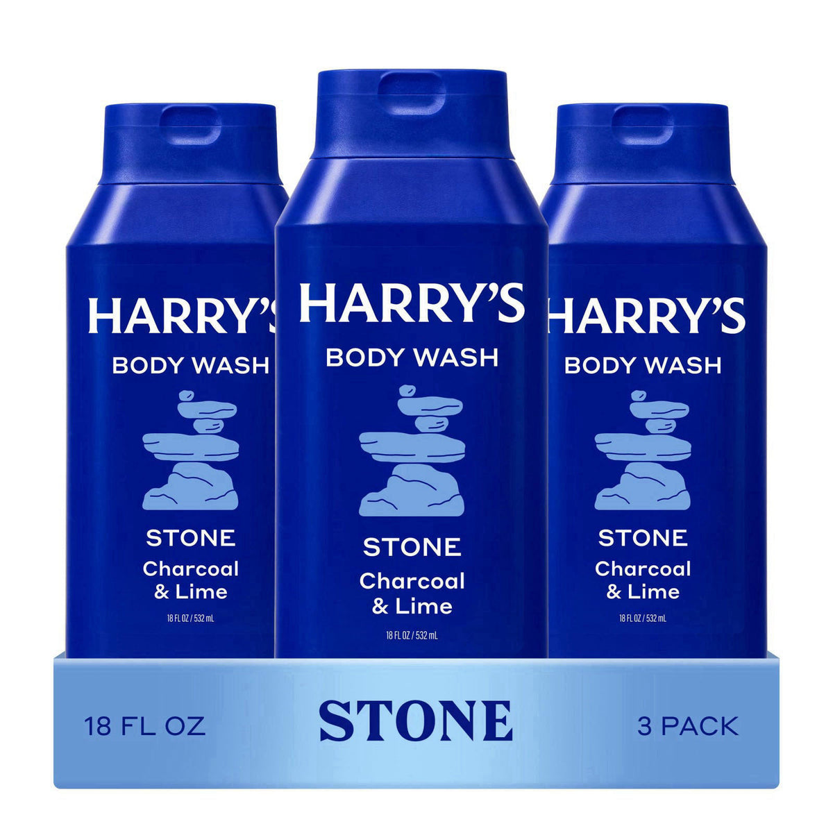 Harry's Men's Body Wash - Stone - 18 fl oz (3 Pack) – product photo (Body Washes)
