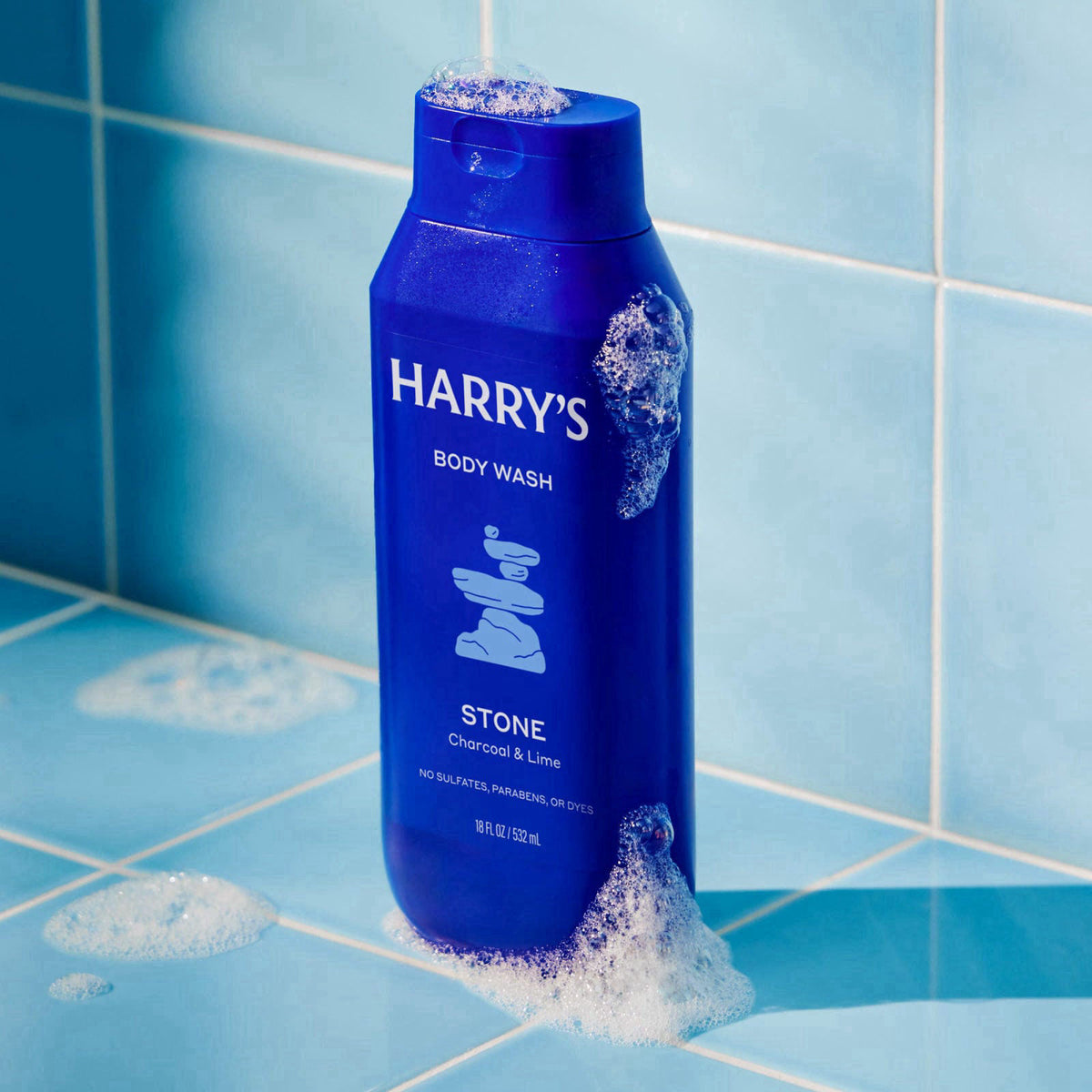 Harry's Men's Body Wash - Stone - 18 fl oz (3 Pack) – packaging and label