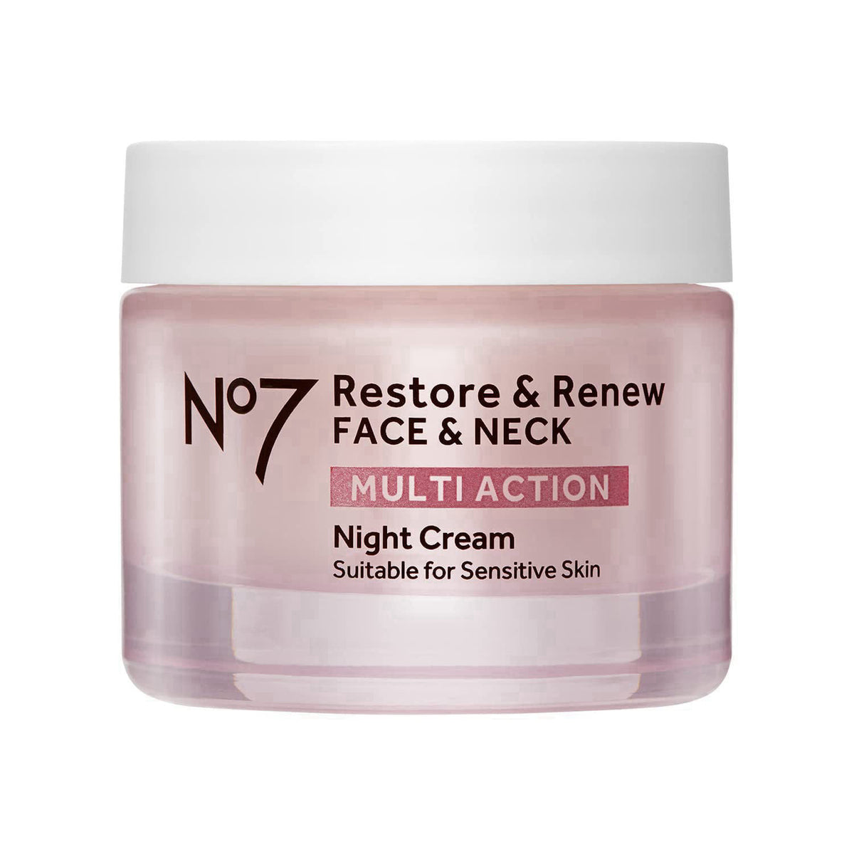 No7 Restore & Renew Sculpting Night Cream for Face & Neck, 1.69 Oz – product photo (Night Creams)