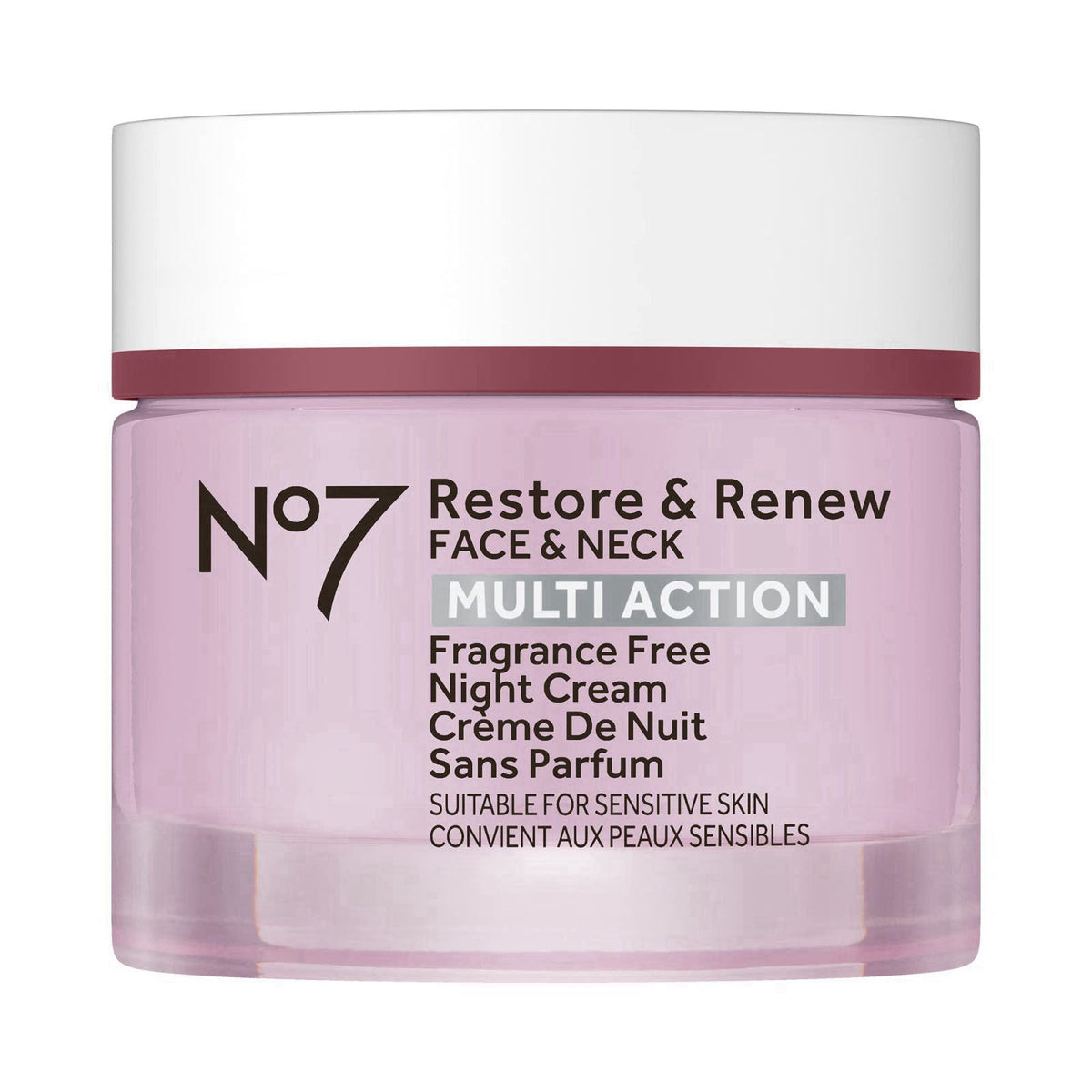 No7 – Night Creams on display