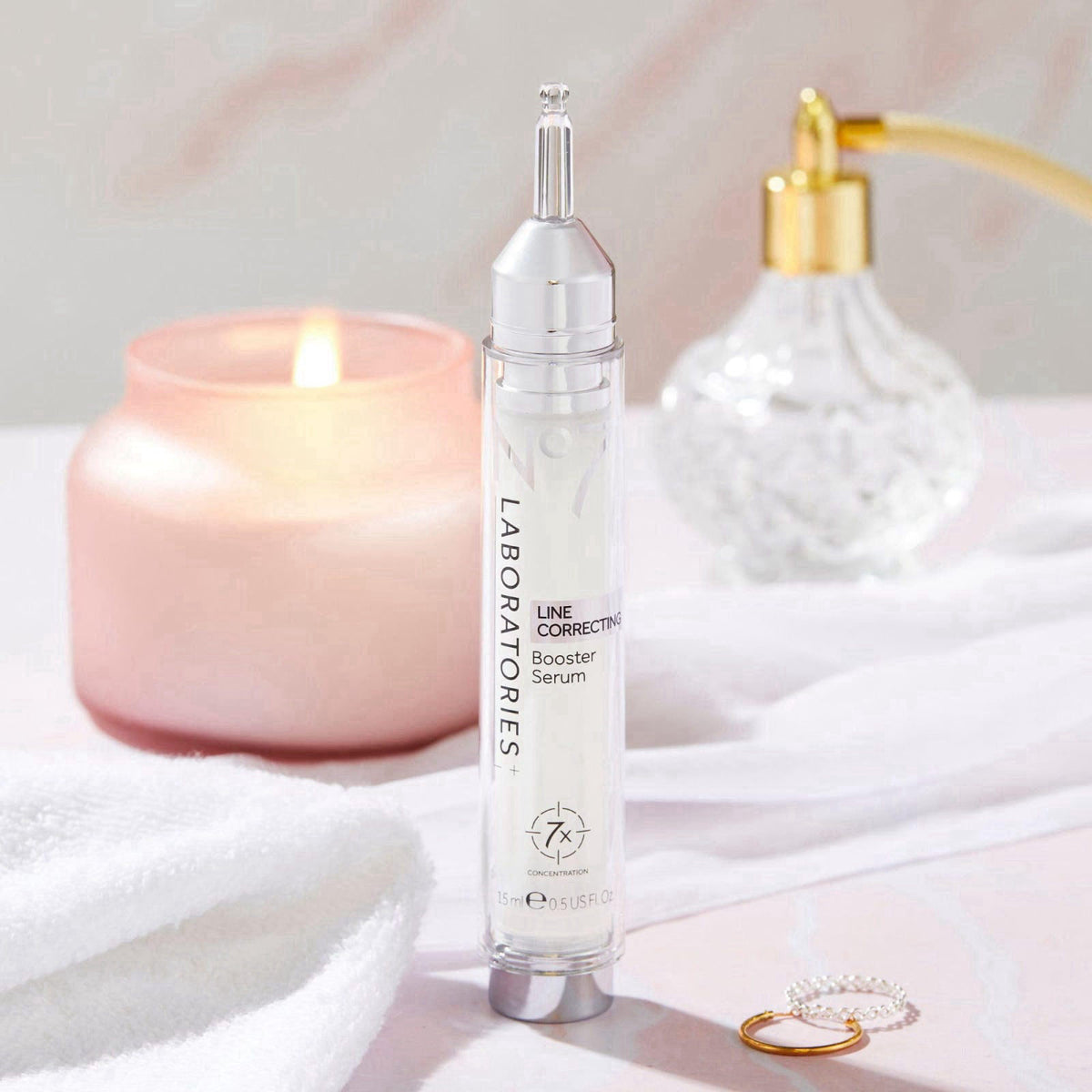 No7 – Serums on display