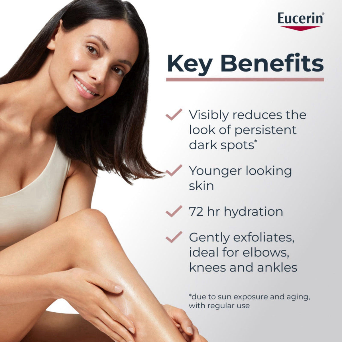 Eucerin Radiant Tone Dark Spot Corrector Body Cream, 7 OZ – close-up detail