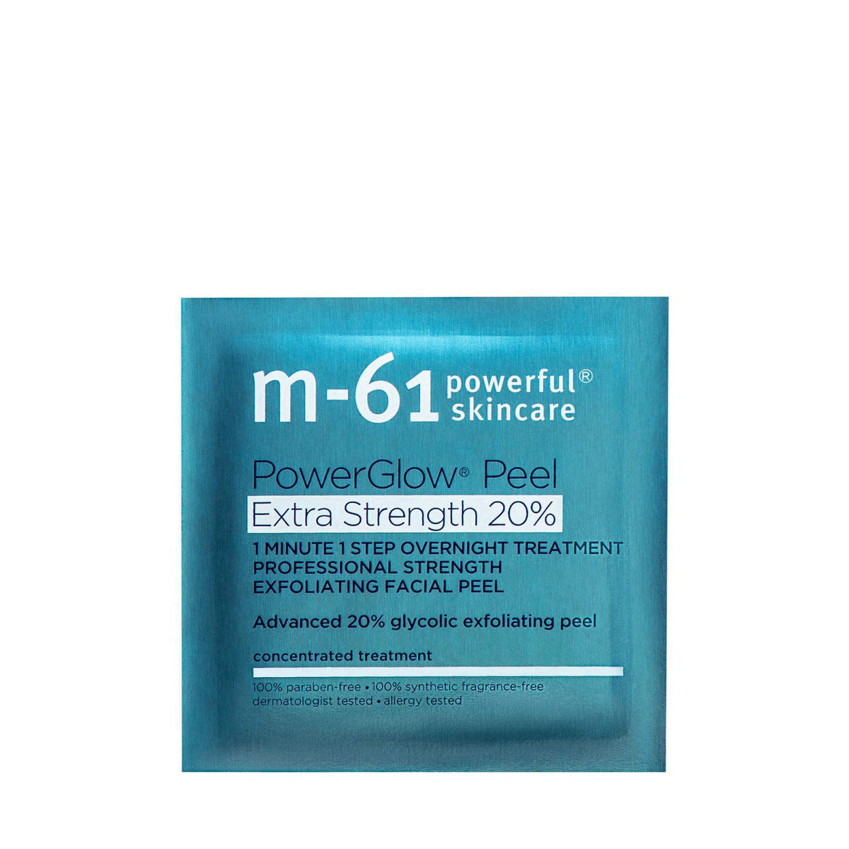 M-61 PowerGlow® Peel Extra Strength 20% – packaging and label