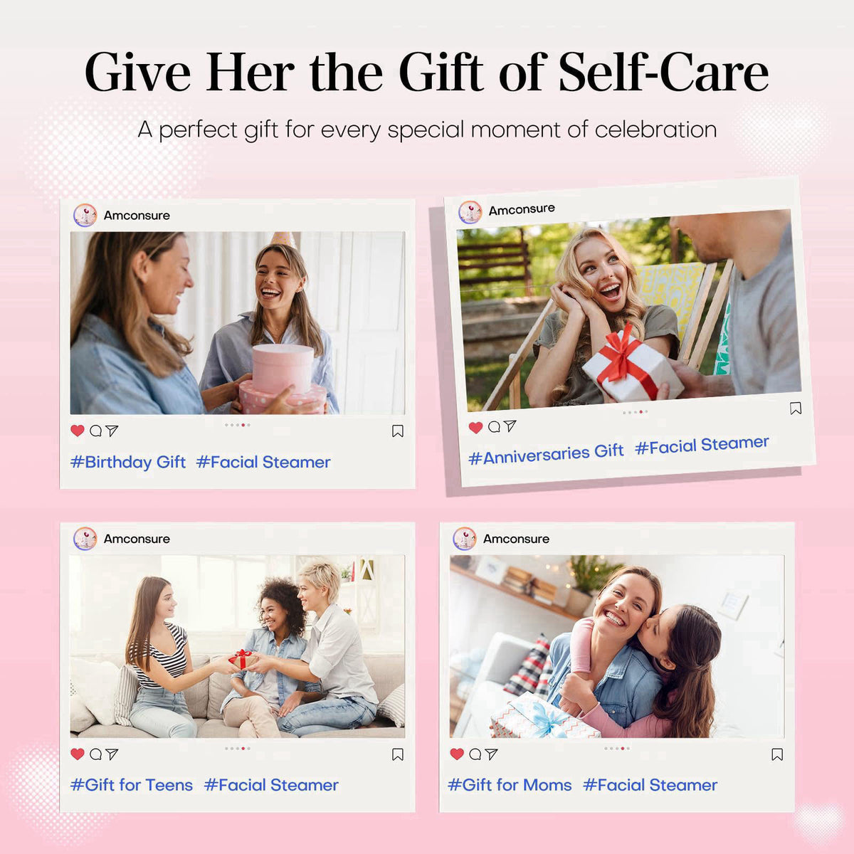 Amconsure – Facial Steamers on display