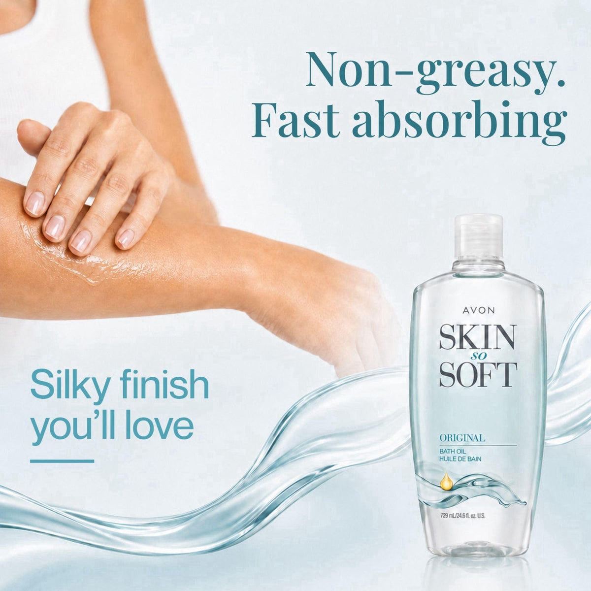 AVON – Bath Oils on display