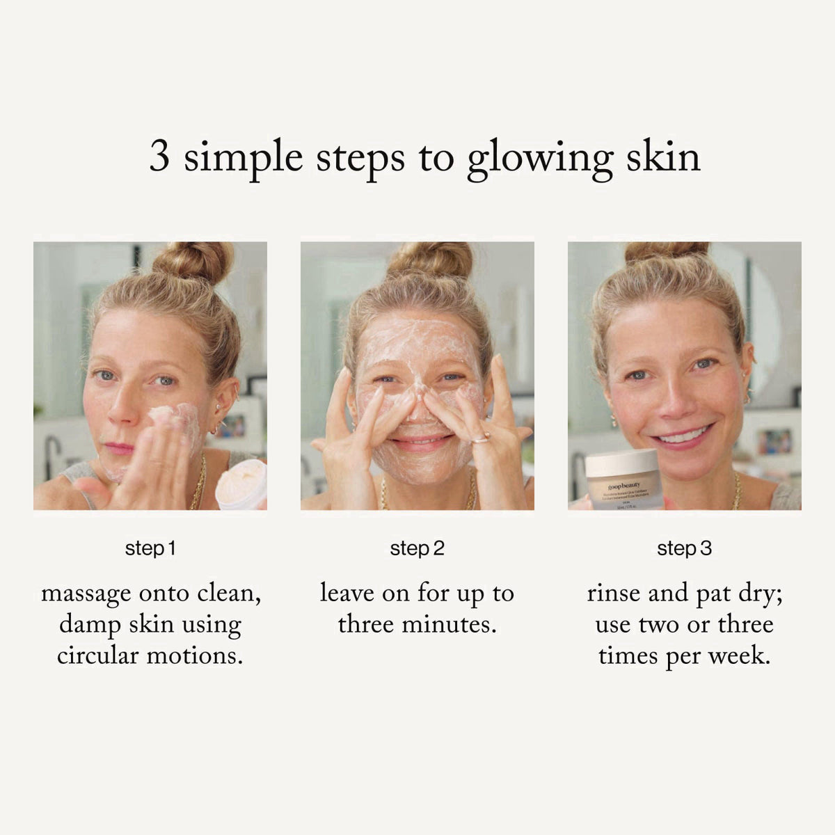 goop Beauty Microderm Exfoliator | Microdermabrasion Scrub to Smooth Textured Skin | 0.5 fl oz – full view, size 0.5 Oun