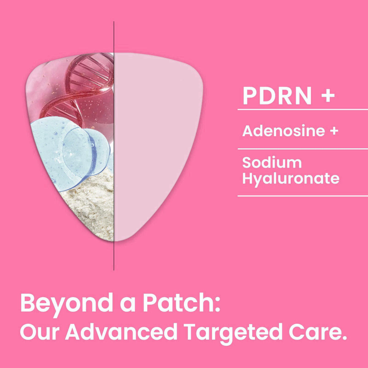NURIVE PDRN Collagen Wrinkle Patches for Face 60 Count Lifting – alternate angle