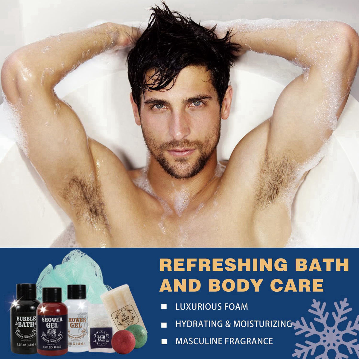 BODY & EARTH Advent Calendar 2026 for Adults - 24 Days of Christmas Countdown Calendar Gifts for Mens Advent Calendar, S