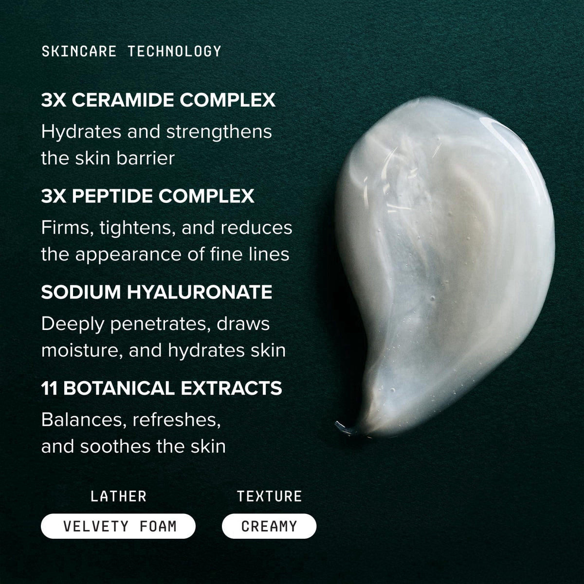 DRMTLGY Essential Facial Cleanser | Gentle Hydrating Face Wash – packaging and label