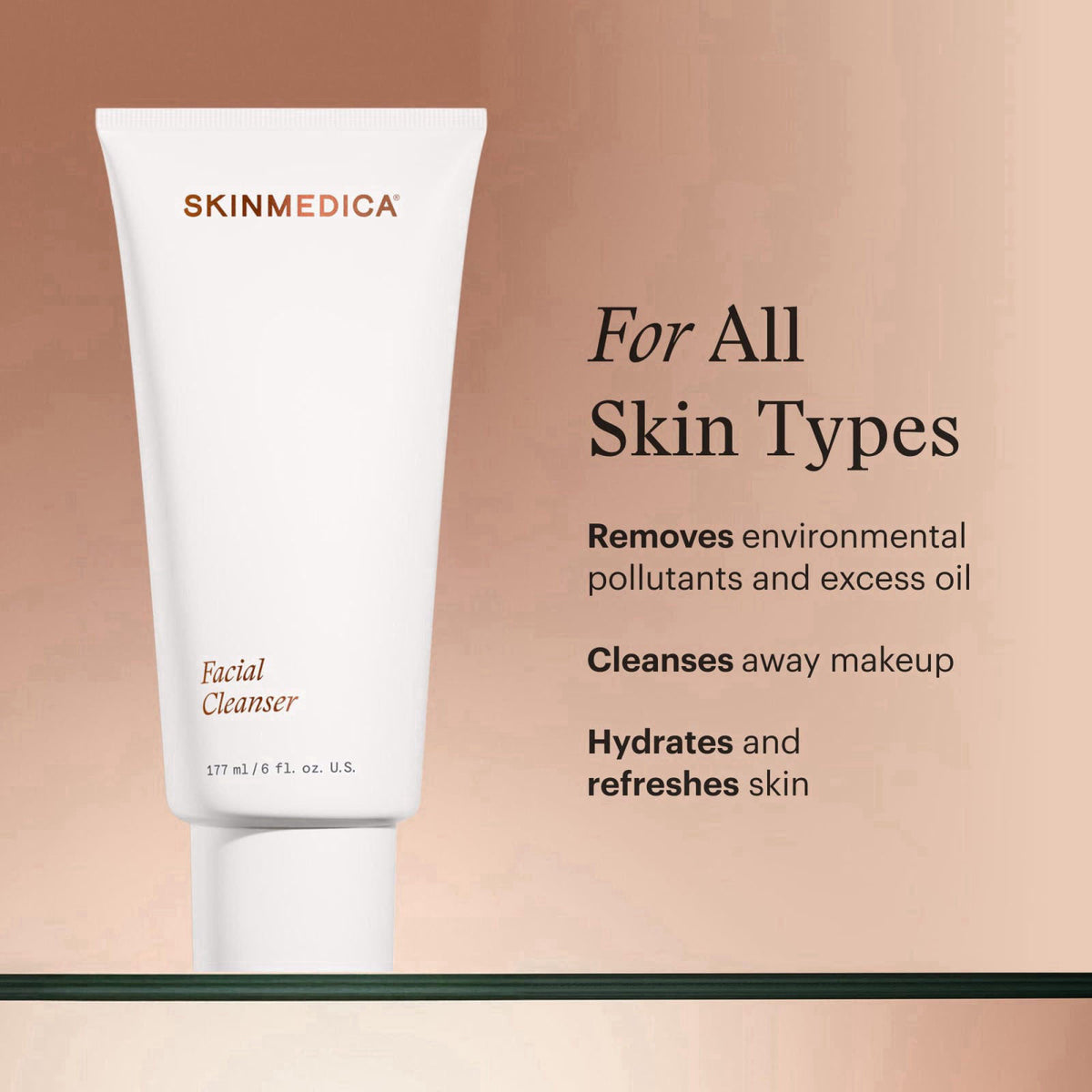 SkinMedica Facial Cleanser, 6 Fl Oz – packaging and label