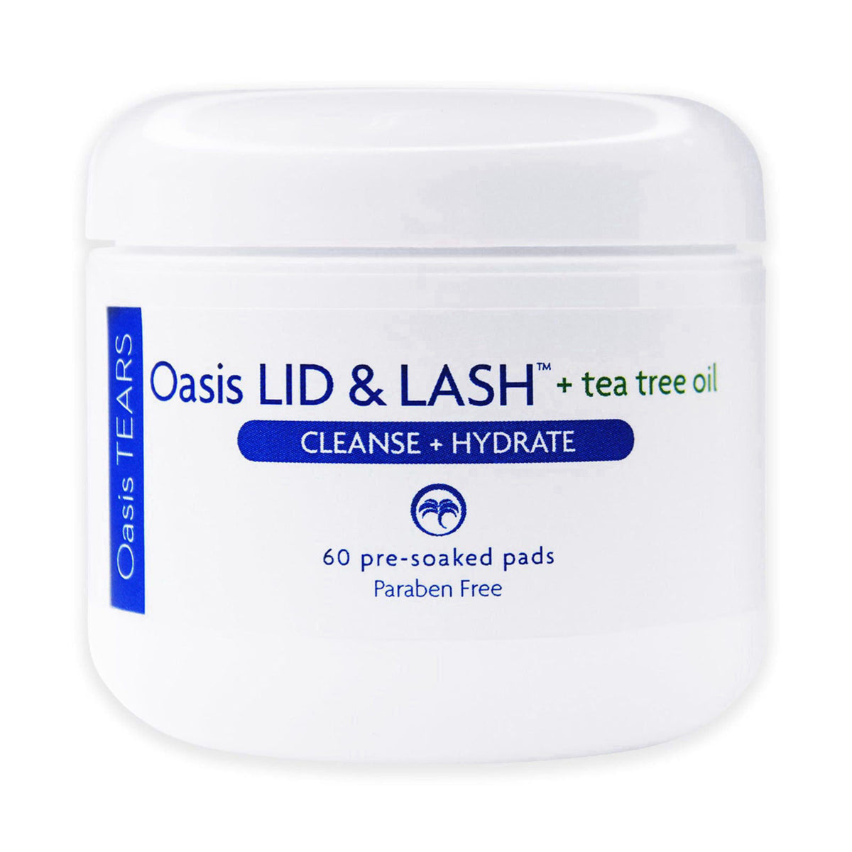 Oasis LID & LASH + Tea Tree Oil Eyelid Cleanser Wipes - 60 Count – product photo (Makeup Cleansing Wipes)