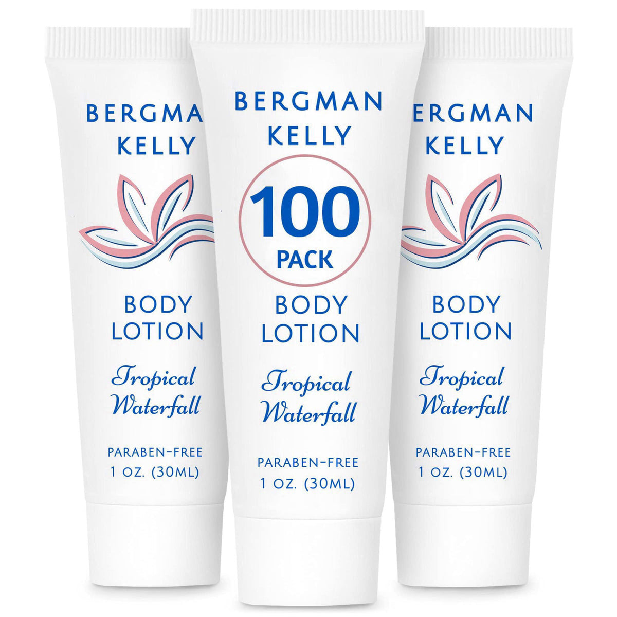 BERGMAN KELLY - Travel Size Lotion - 1 fl oz, 100 PK, Tropical Waterfall – product photo (Lotions)