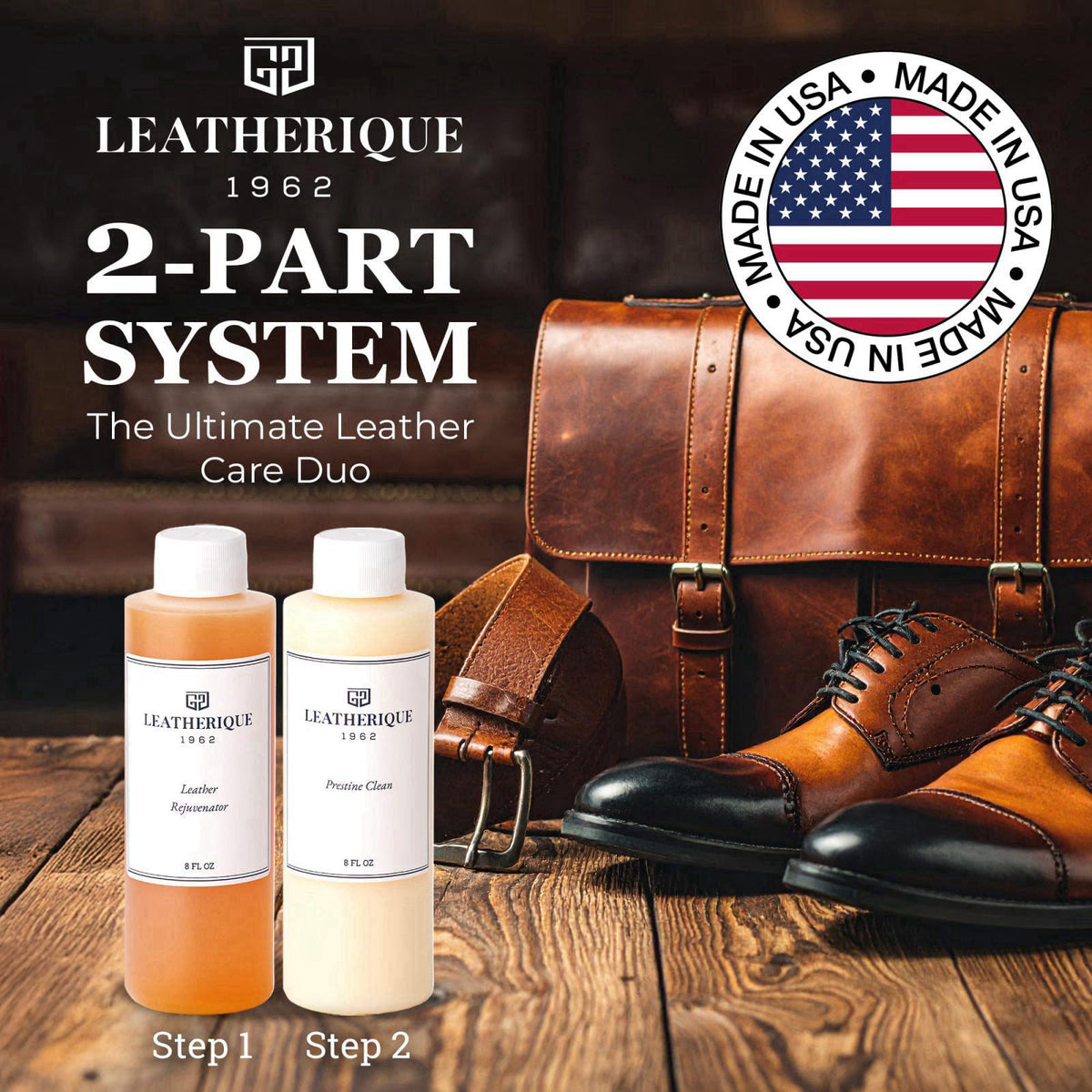 Leatherique Restoration Products Leatherique Rejuvenator Oil 8 oz | Leather Conditioner Oil & Automotive Leather Restore