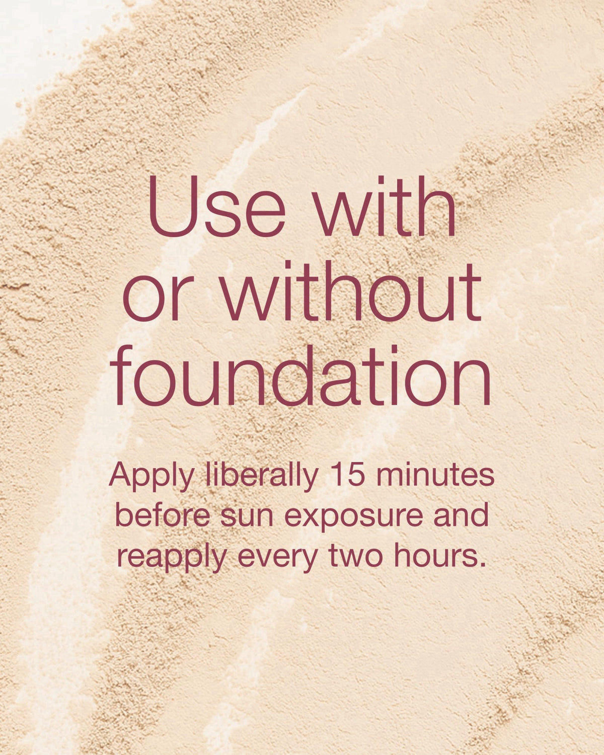 Mineral Fusion Brush-On Powder Sunscreen for Face SPF 30 – back view and specifications