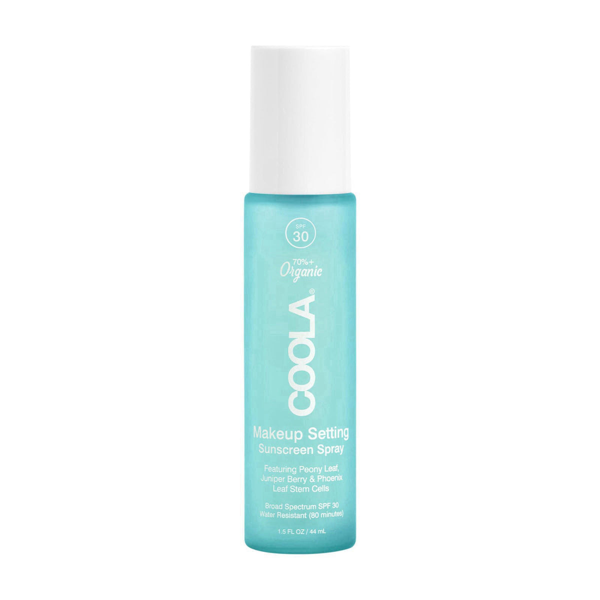 COOLA Makeup Setting Spray SPF 30, Clear Face Sunscreen Mist, 1 fl oz – product photo (Facial Sunscreens)