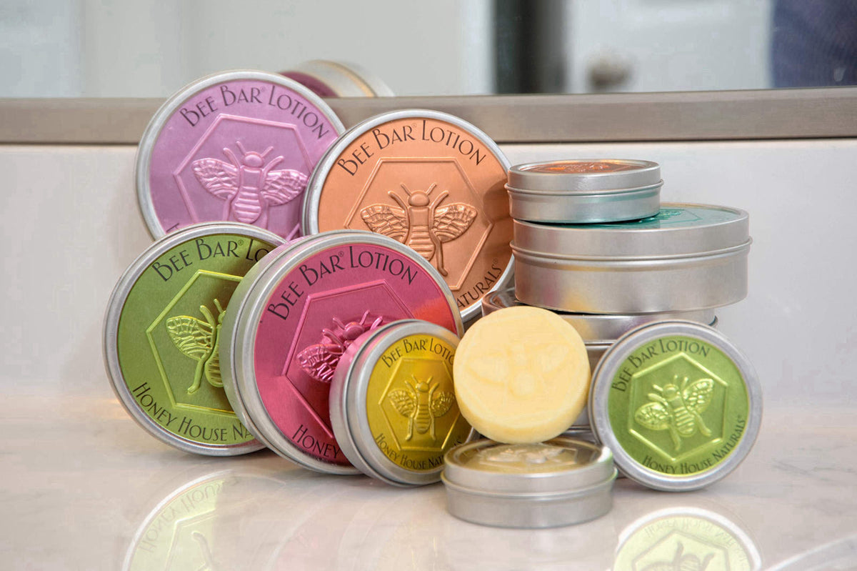 Bee Bar – Soaps on display