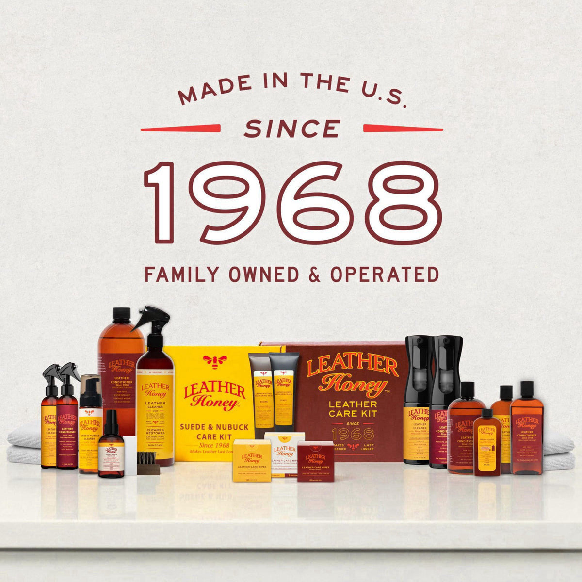 Leather Honey – Leather Care on display