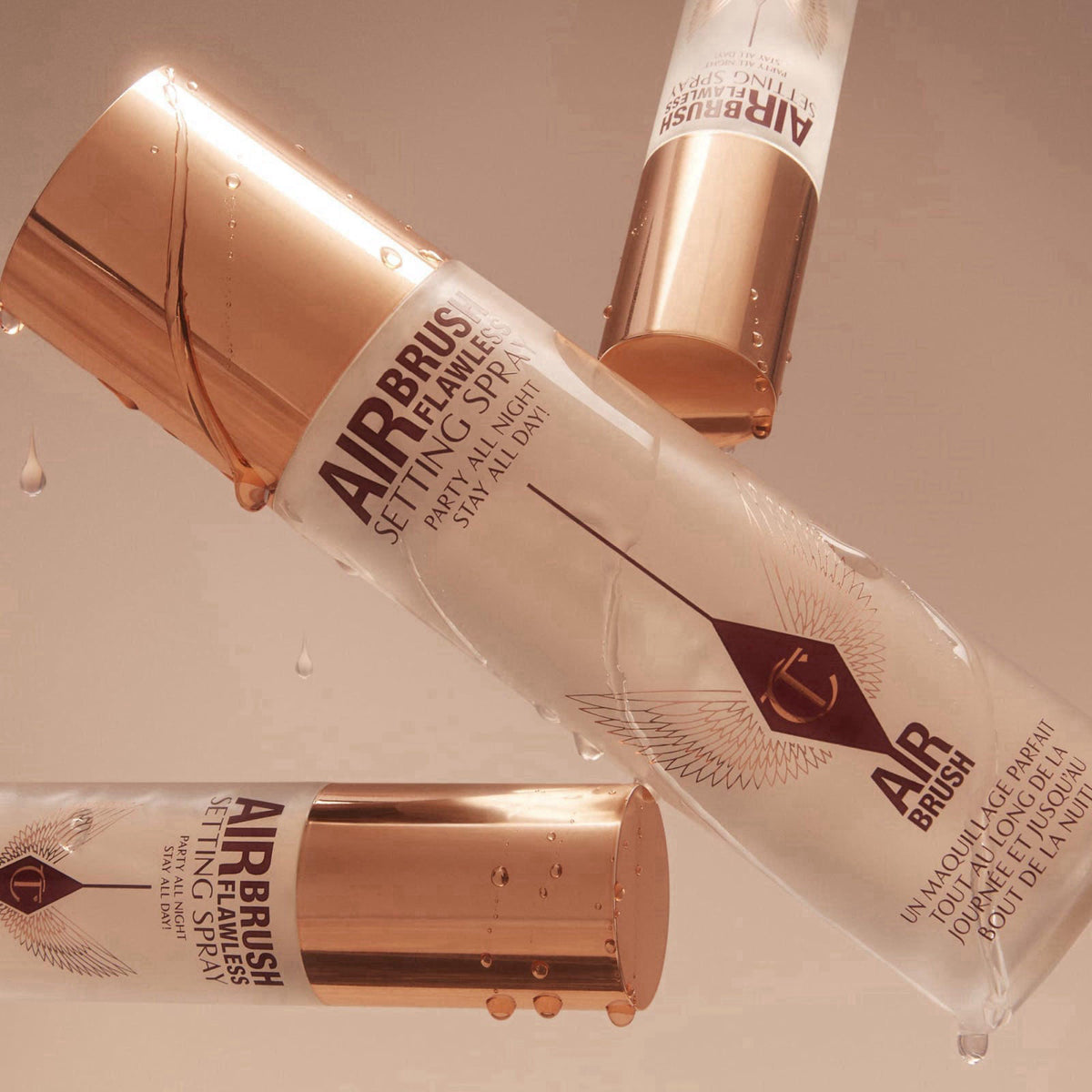 Charlotte Tilbury Airbrush Flawless Setting Spray - Ultra-Fine Hydrating Mist to Prime & Set Makeup Up to 16Hr – Soothes