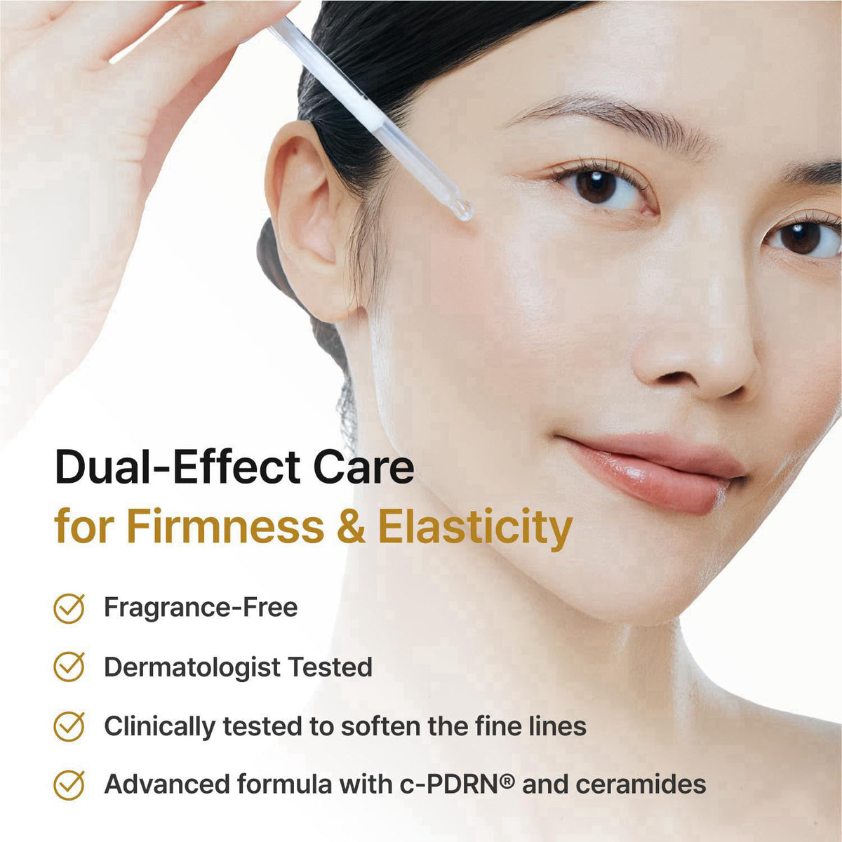 REJURAN Dual Effect Ampoule DOT DUAL cPDRN Face Serum 0.33 floz Travel Size – packaging and label