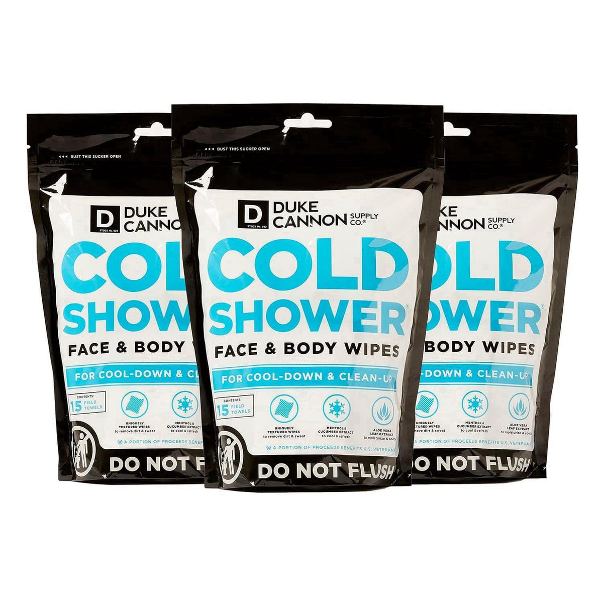 Duke Cannon Supply Co. – Cloths &amp; Towelettes on display