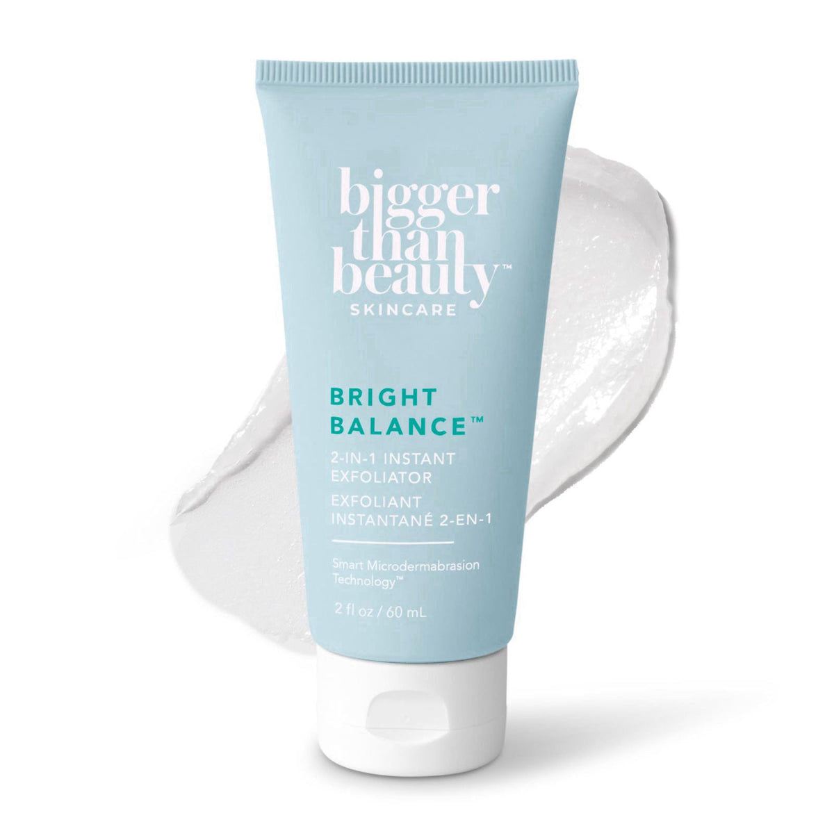 Bigger Than Beauty Skincare Bigger Than Beauty Bright Balance 2-in-1 Exfoliator, Vegan – product photo (Scrubs)