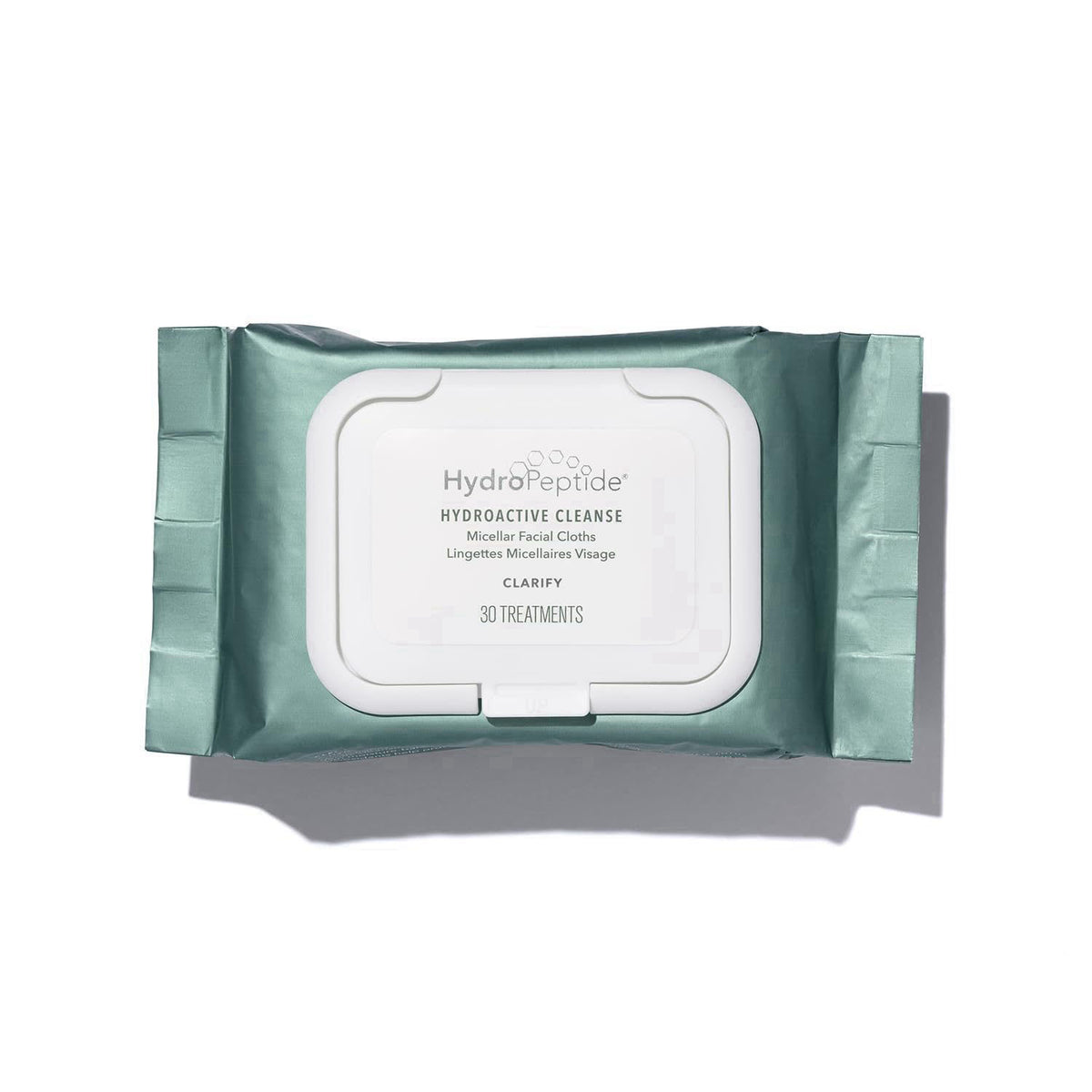 HydroPeptide HydroActive Micellar Cleansing Cloths, Remover (30 Cloths) – alternate angle