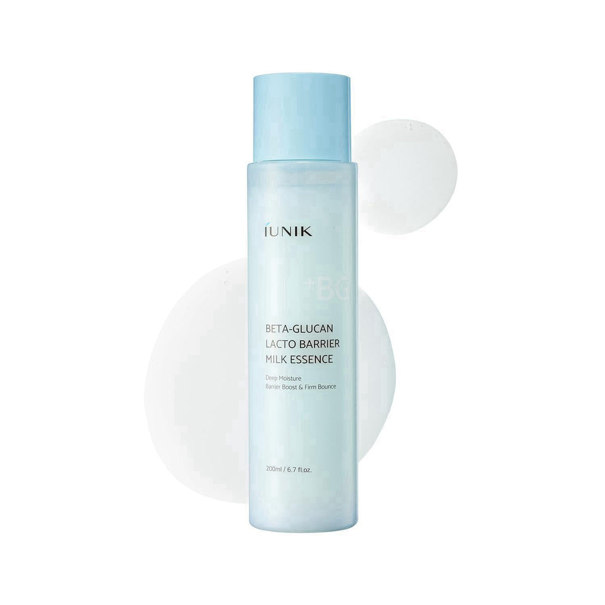 IUNIK Beta-Glucan Barrier Milky Toner Essence - Deep Hydration 6.7 fl oz – product photo (Toners &amp; Astringents)