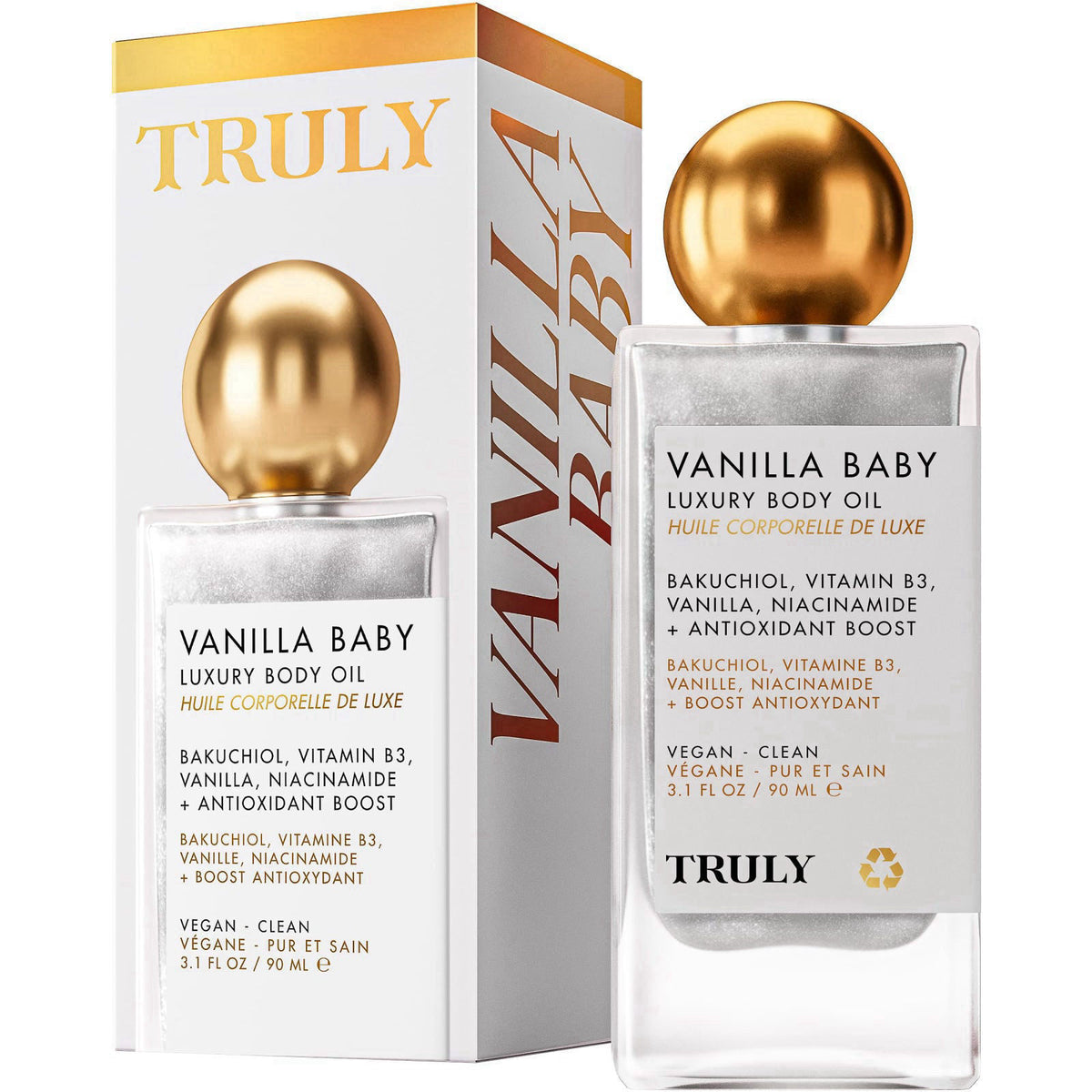 Truly Beauty Luxury Body Oil | Hydrating Shimmer Oil for Glowing Skin – product photo (Oils)