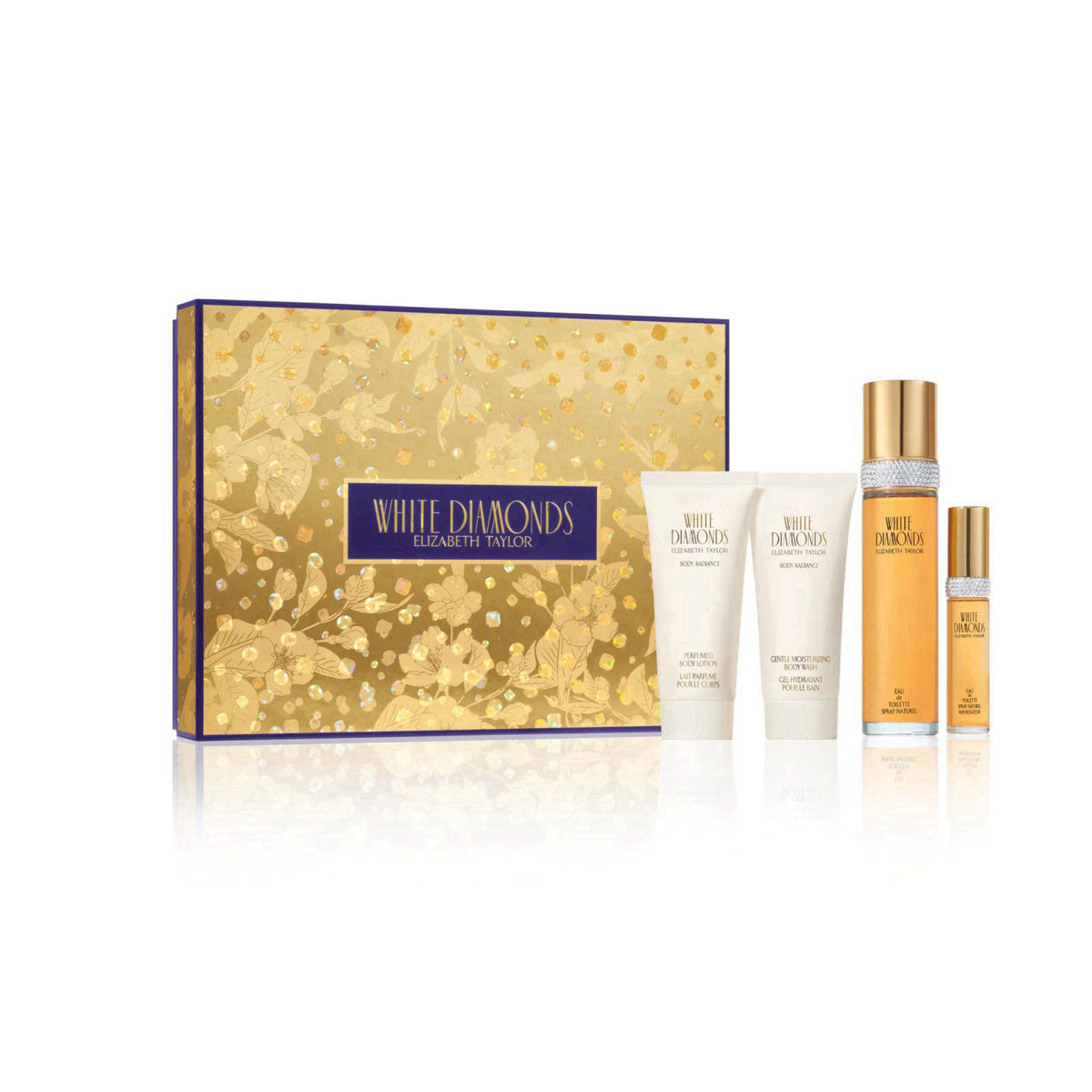 Elizabeth Taylor White Diamonds 4-Piece Fragrance Gift Set – product photo (Sets)