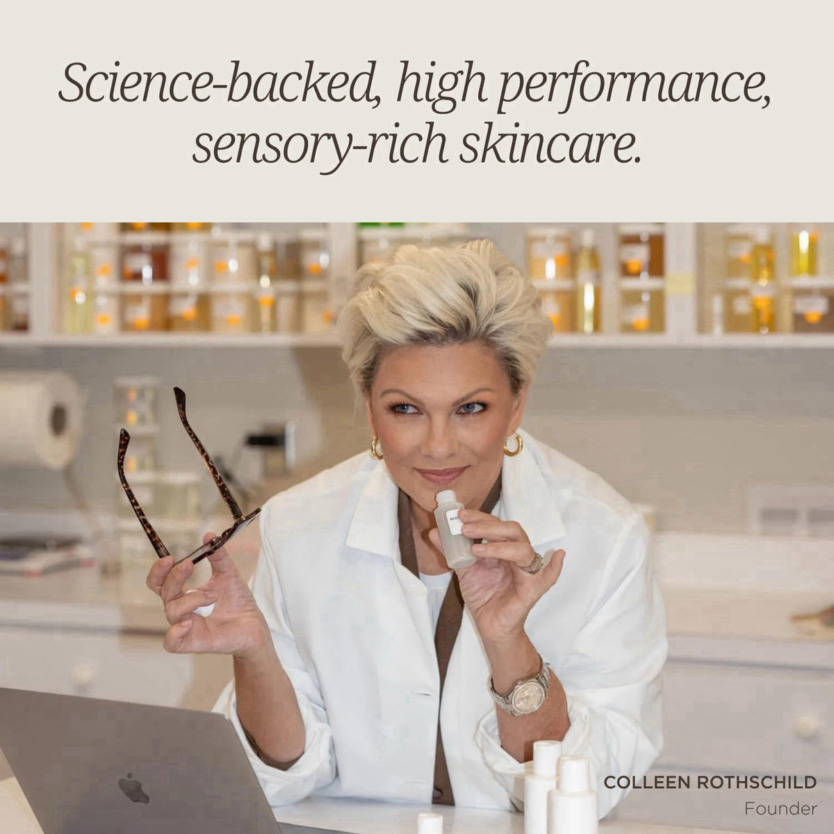 COLLEEN ROTHSCHILD – Creams on display