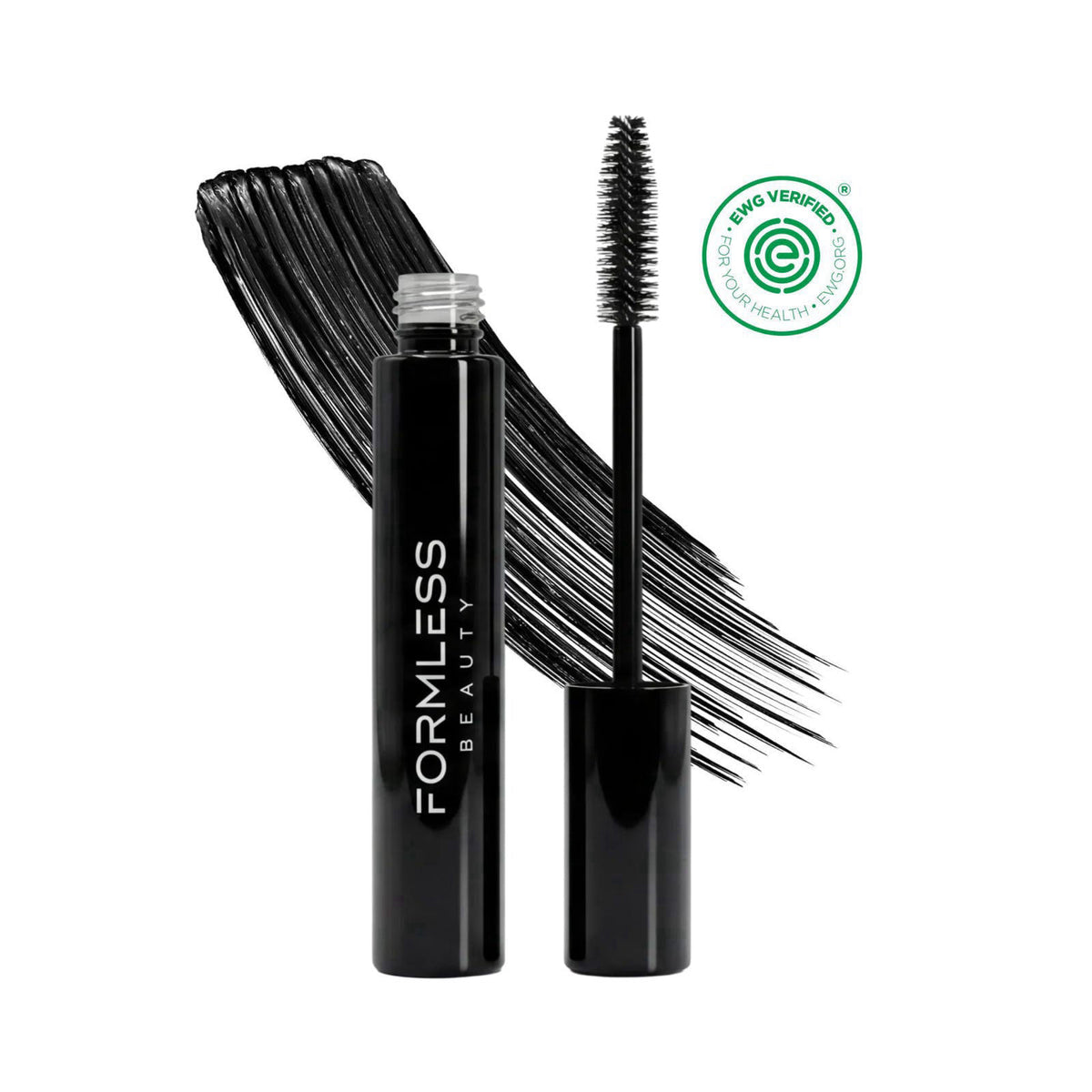 Formless Beauty by Jenny McCarthy Elevate Mascara, EWG Verified, Black – full view