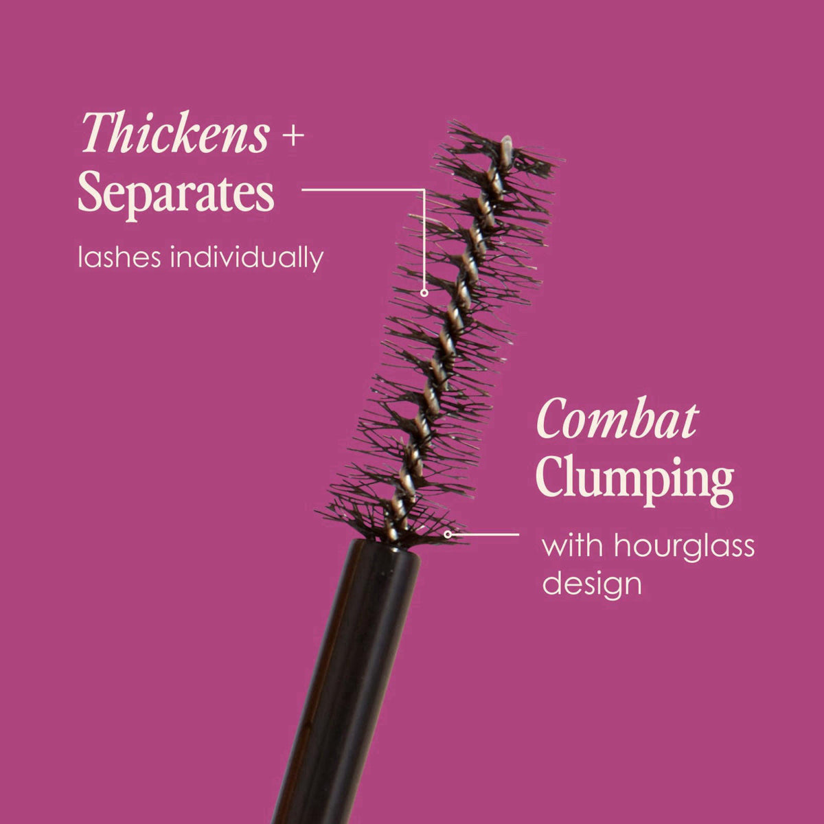Grande Cosmetics GrandeDRAMA Intense Thickening Mascara, Black, 0.32 oz – back view and specifications