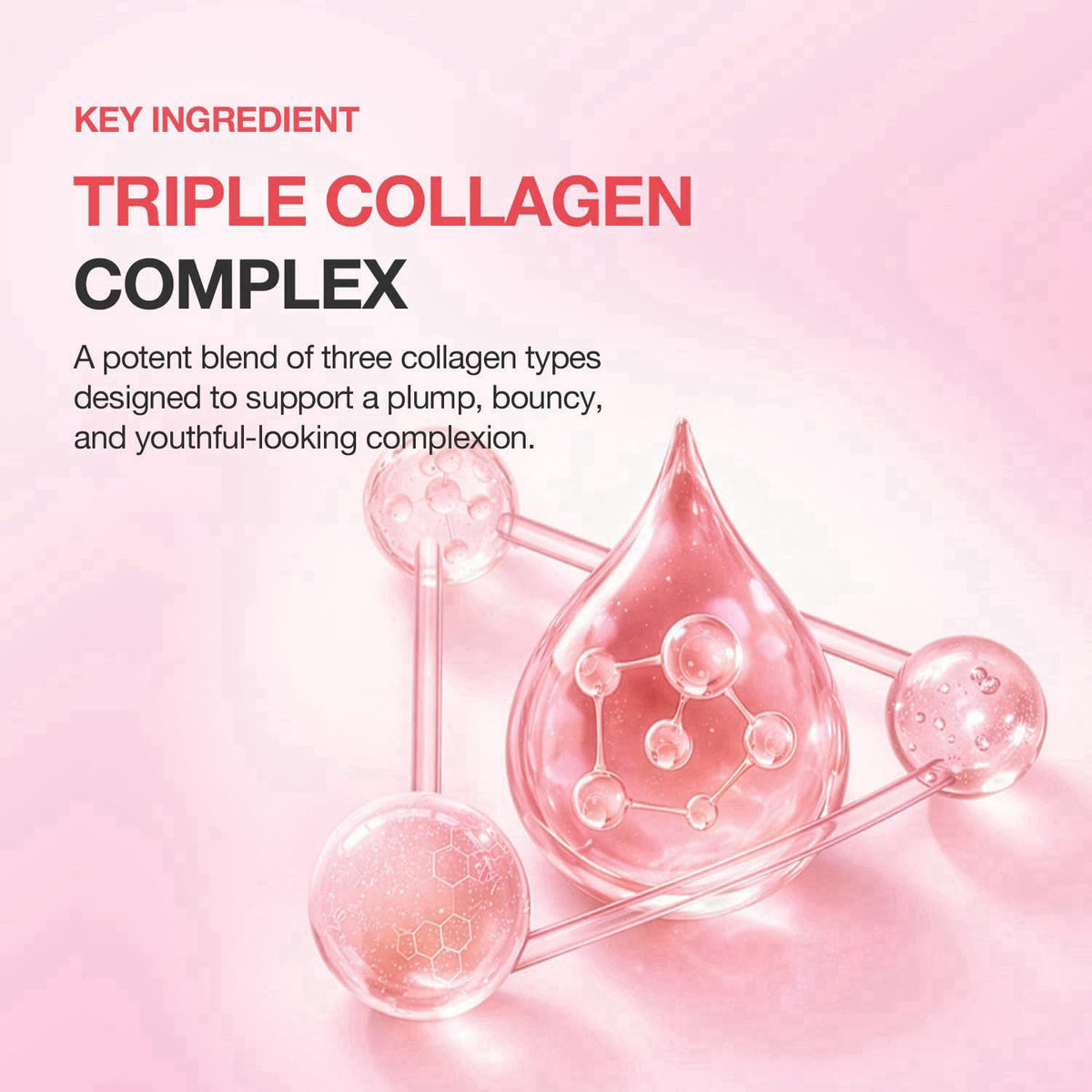 CLIV Glow Collagen Capsule Gel Cream - Radiant Face Moisturizer with Triple Collagen & 8-Layer Hyaluronic Acid - Korean 