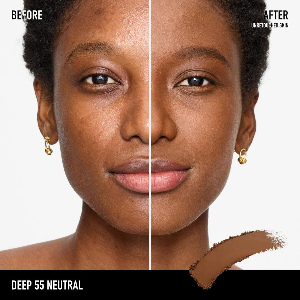 bareMinerals BAREPRO Pressed Powder Foundation – close-up detail in BG Deep 55 Neutral