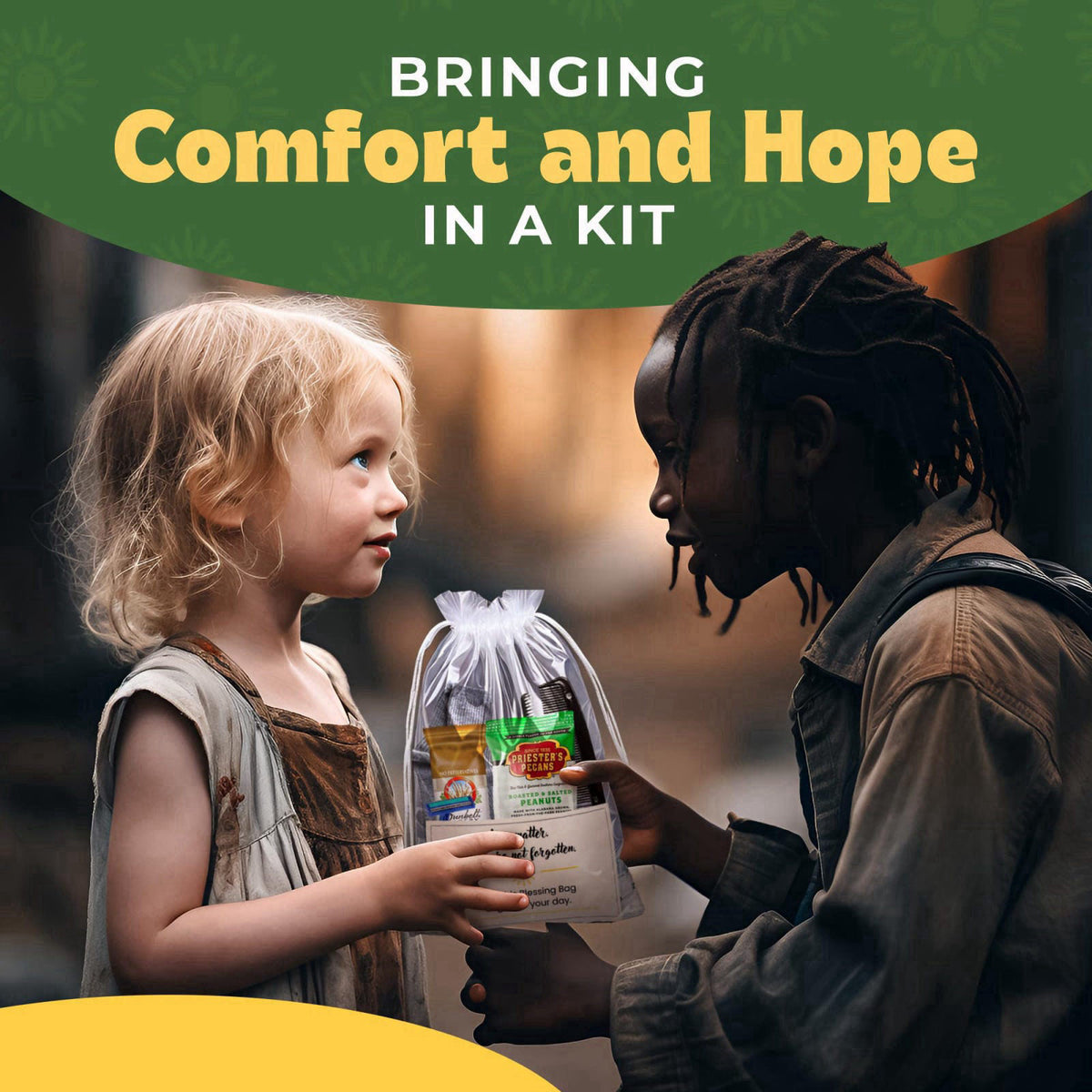 Pre-Assembled Homeless Care Packages 5-Pack, 14-Item Blessing Bags with Socks, Snacks, Hygiene & First Aid - Ready-to-Gi