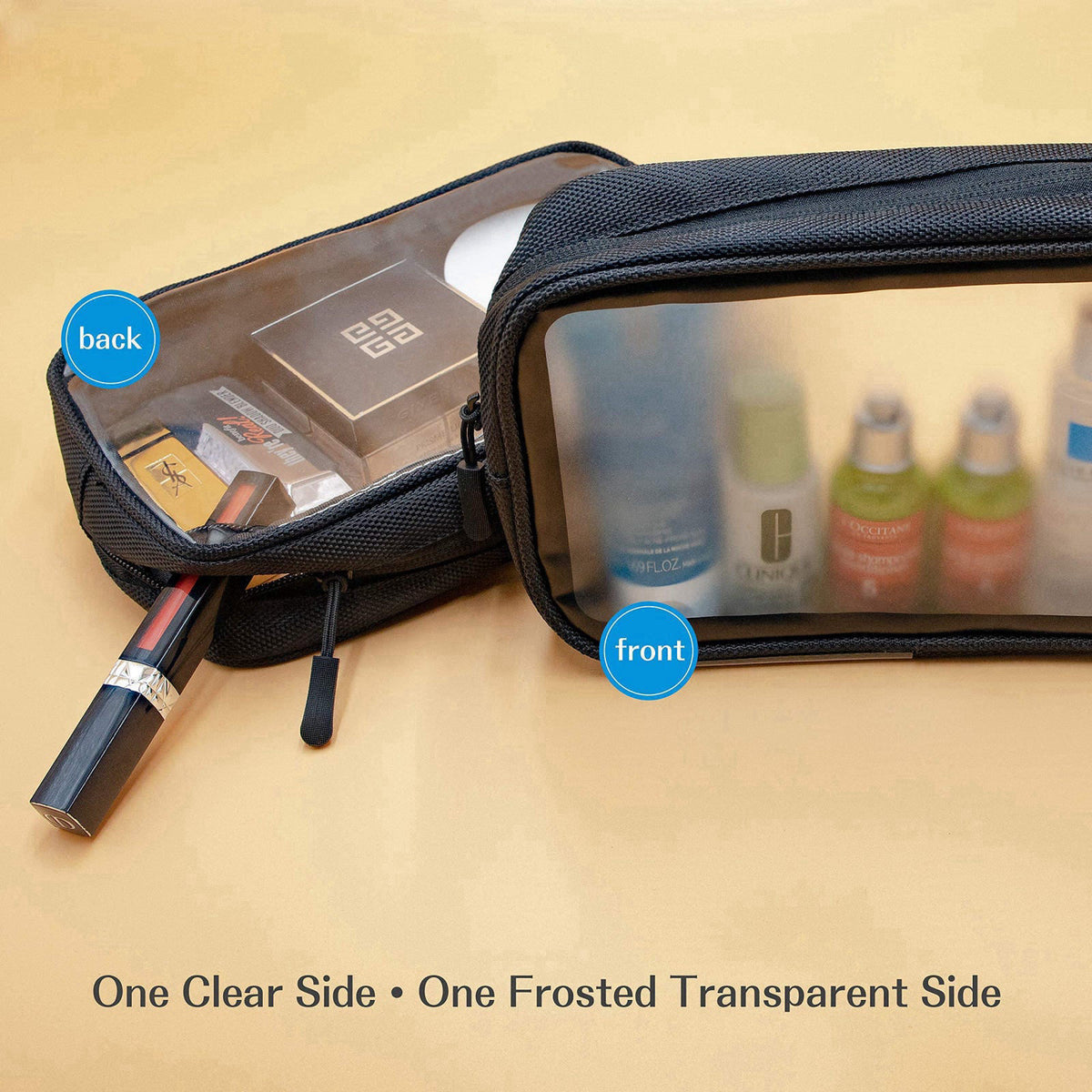 ProCase Travel Toiletry Bag Pouch Bundle with Electric Toothbrush Travel Case – alternate angle