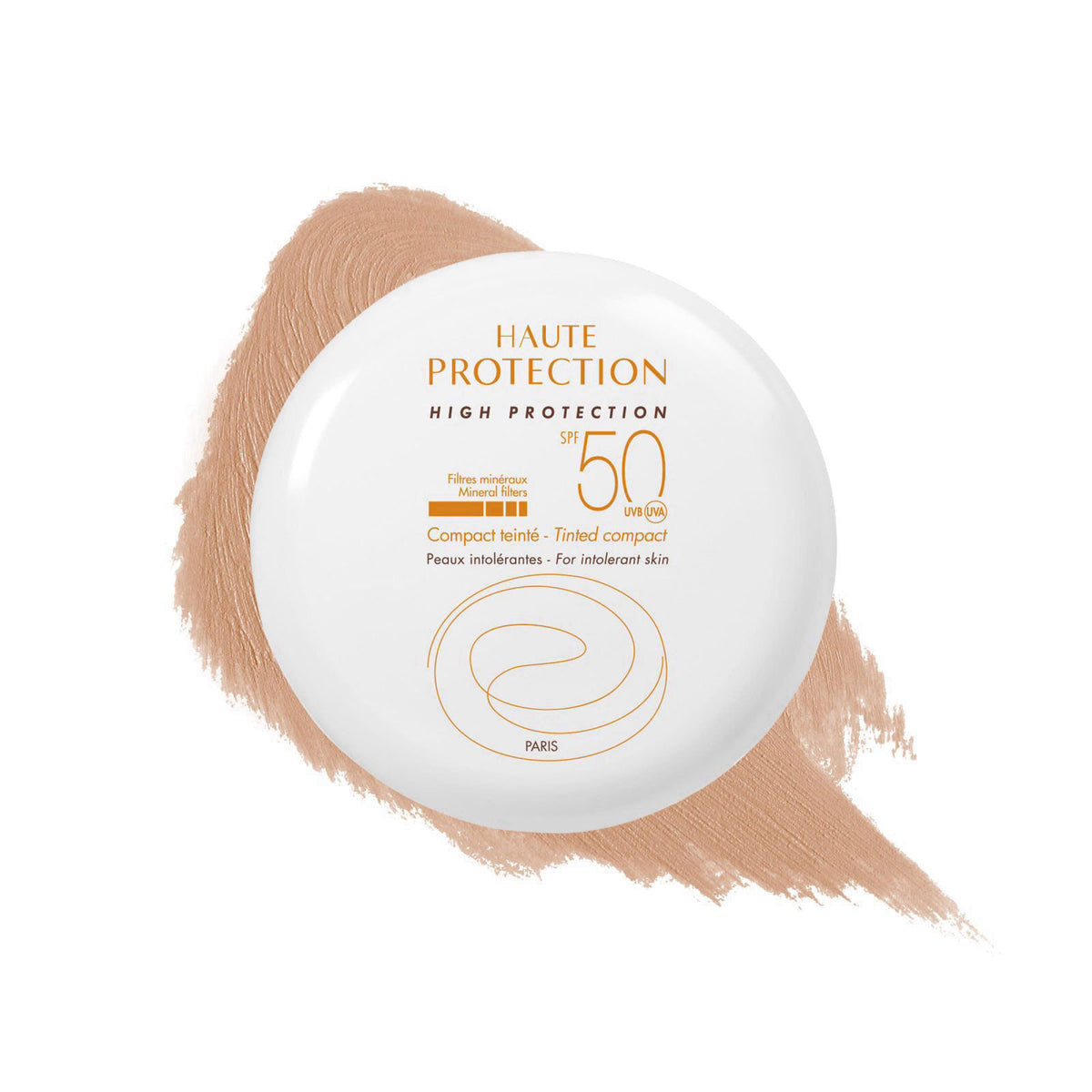 Avène Mineral Tinted Compact SPF 50 – product photo (Body Sunscreens)