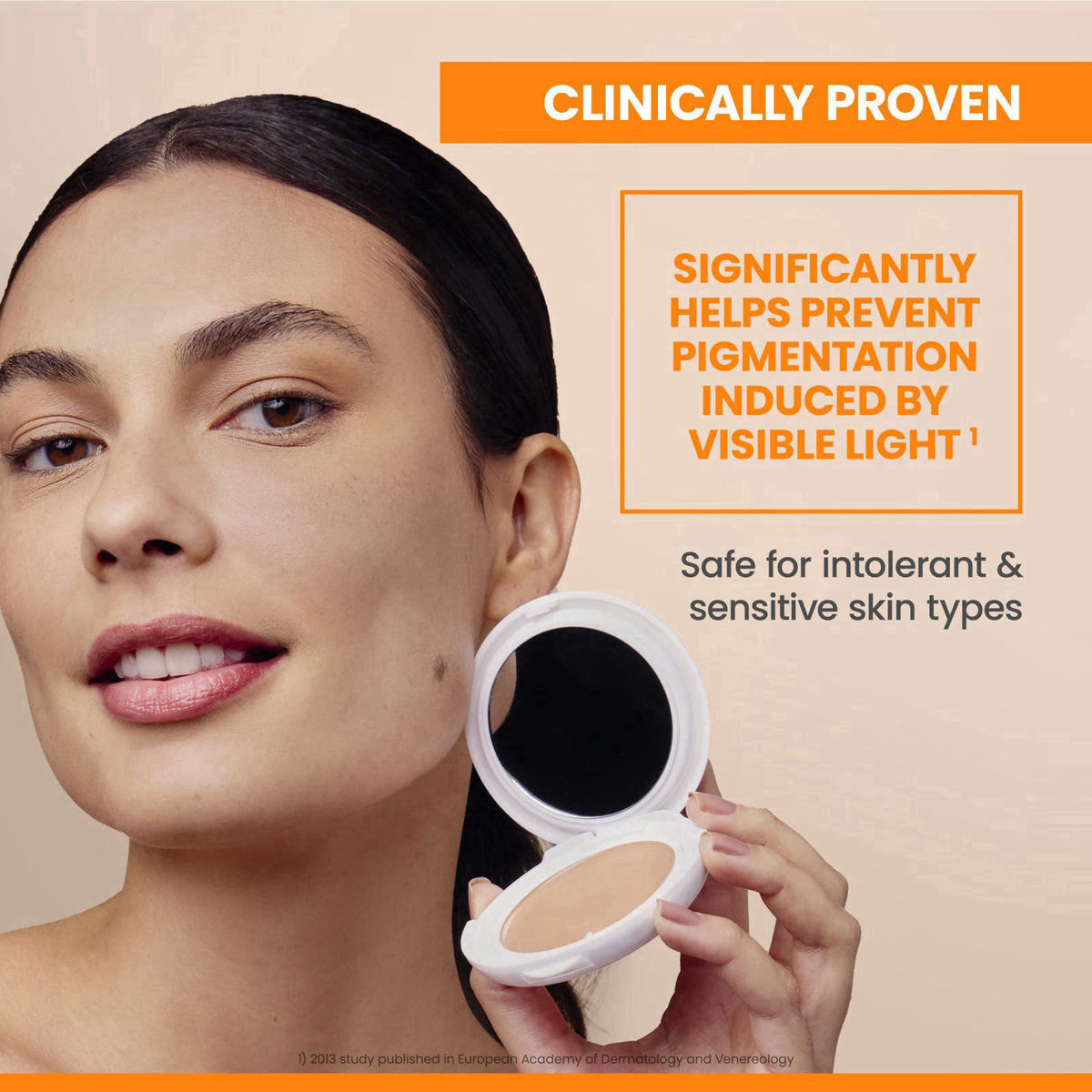 Avène Mineral Tinted Compact SPF 50 – packaging and label