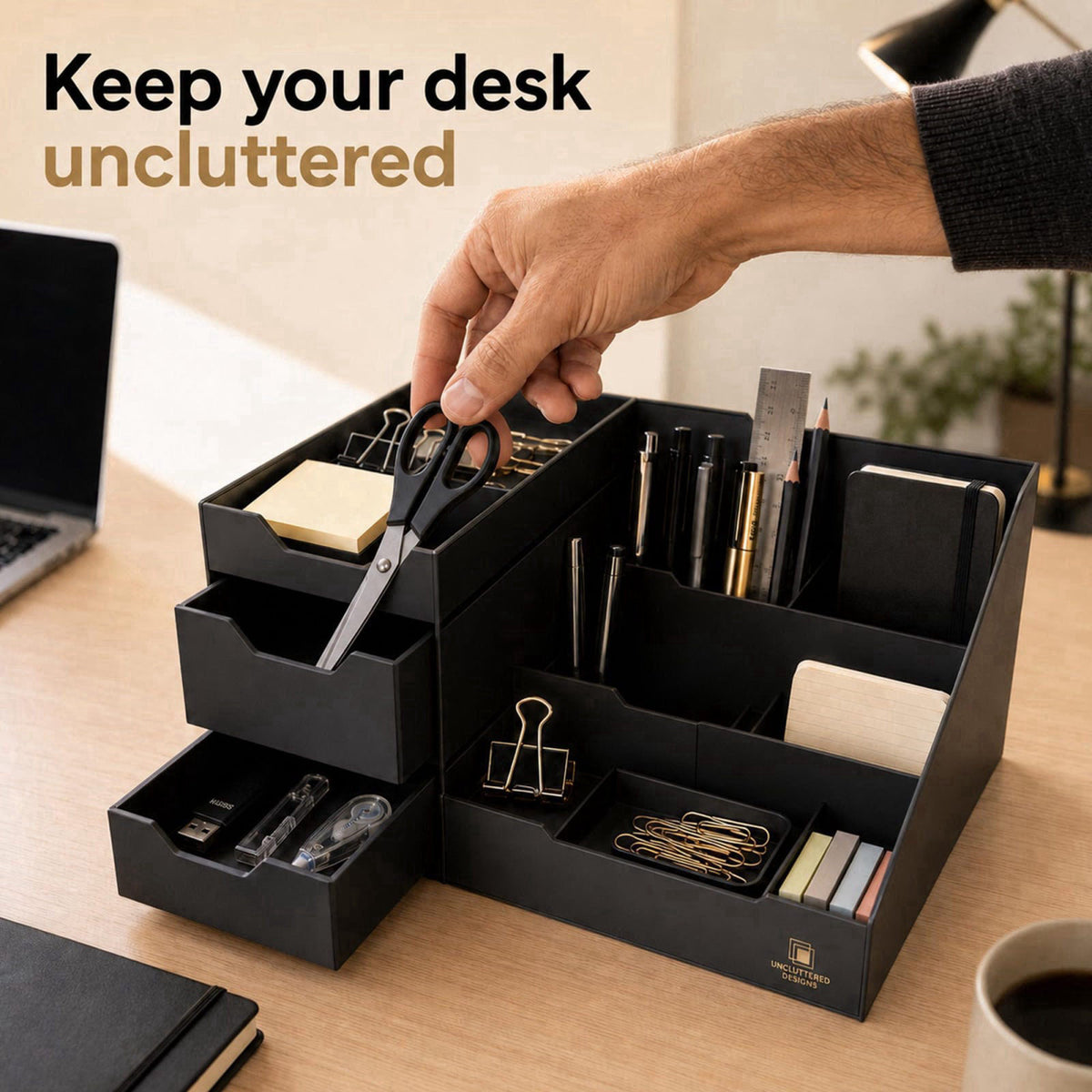 Uncluttered Designs – Cosmetic Display Cases on display