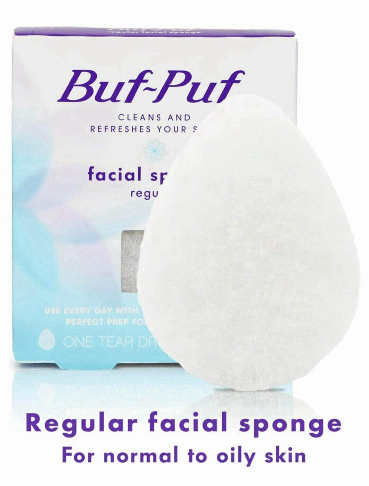 Buf-Puf Facial Sponge, Dermatologist Developed, Removes Deep Down Dirt & Makeup that Causes Breakouts and Blackheads, Re